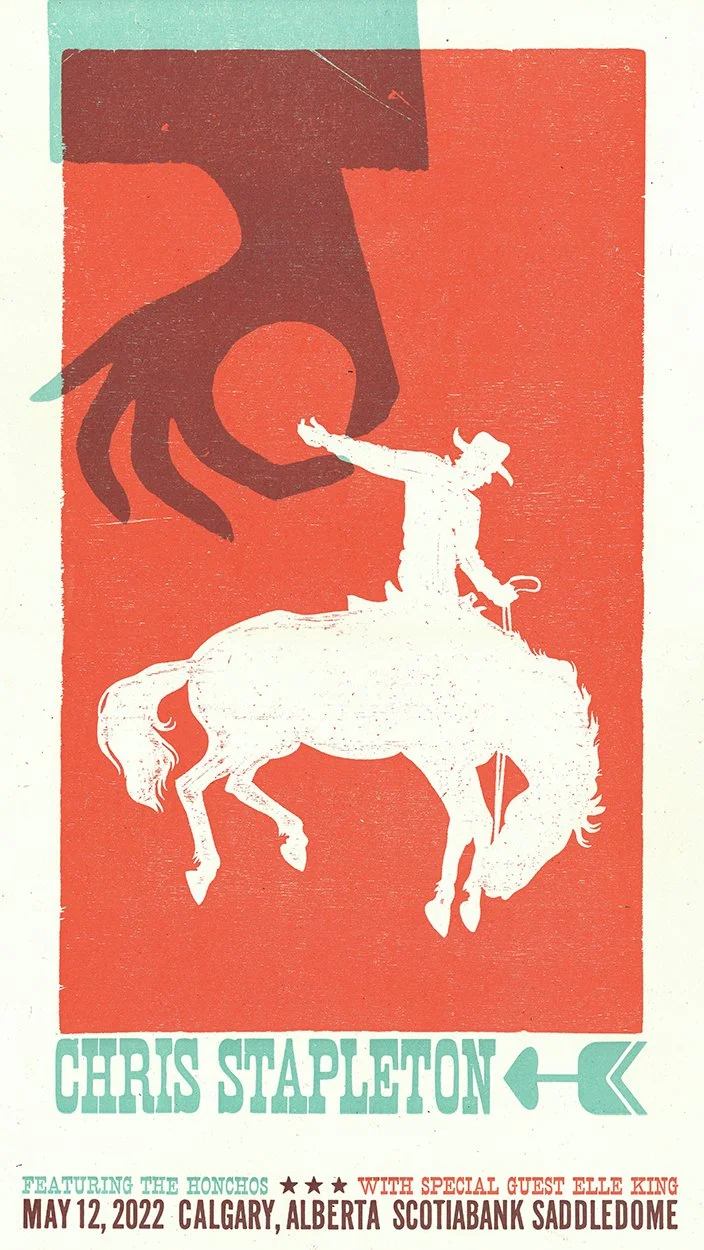 Chris Stapleton poster by Brad Vetter