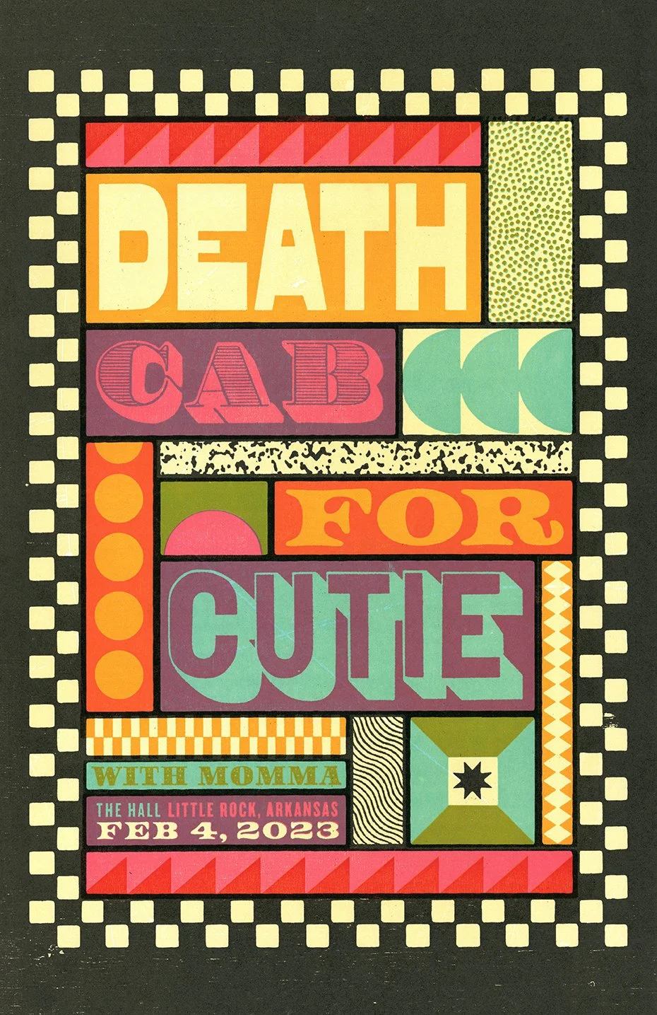 Death Cab For Cutie poster by Brad Vetter