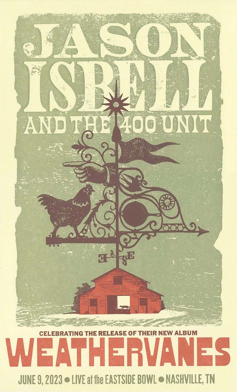 Jason Isbell poster by Brad Vetter