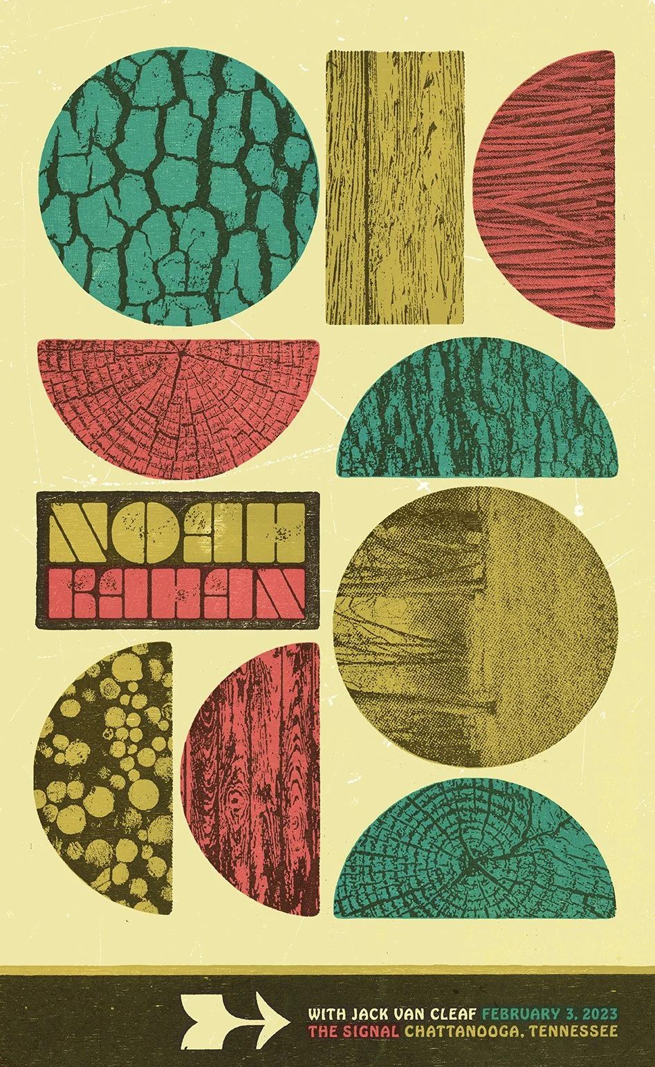 Noah Kahan poster by Brad Vetter