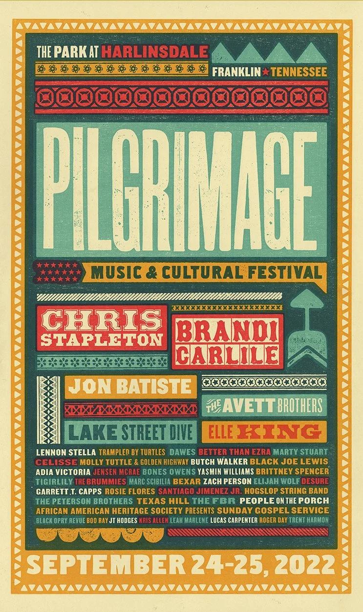 Pilgrimage poster by Brad Vetter