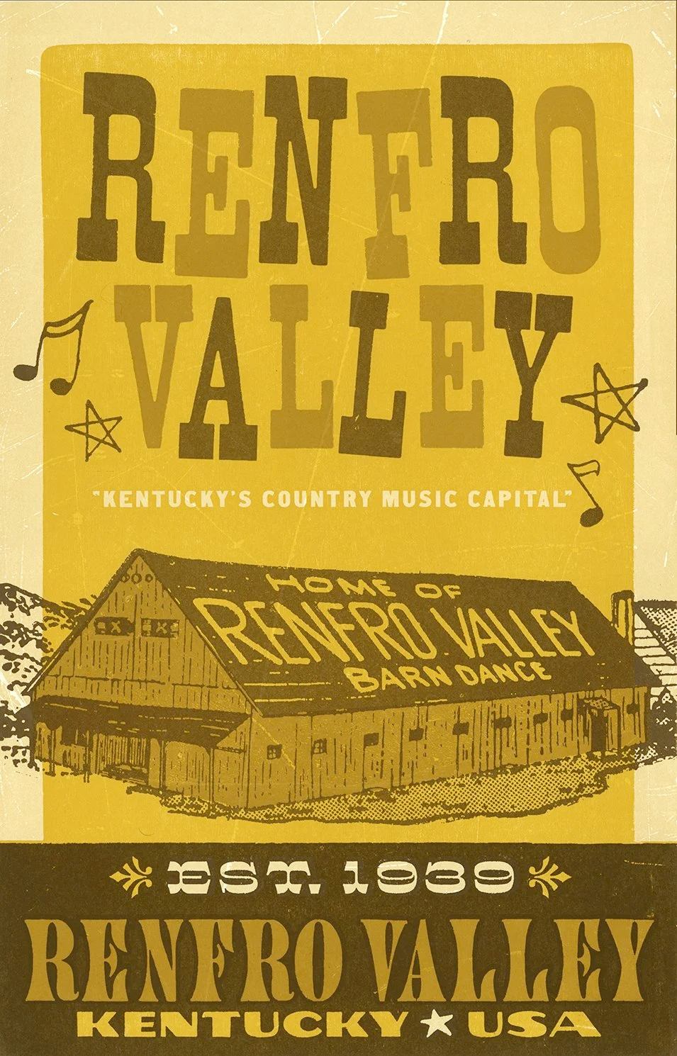 Renfro poster by Brad Vetter