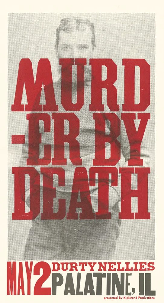 Murder by Death poster by Brad Vetter