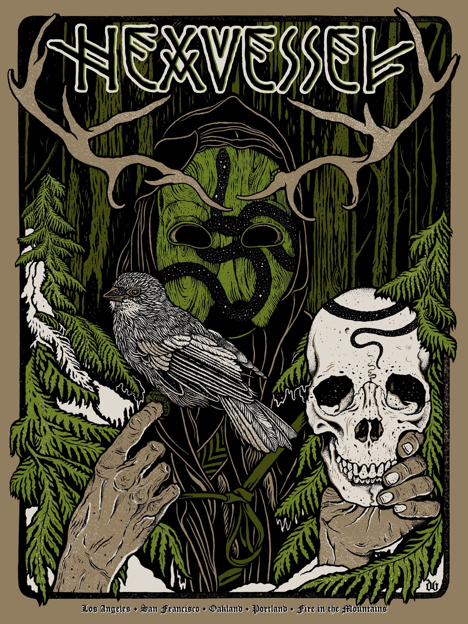 Hexvessel poster by David V. D'Andrea