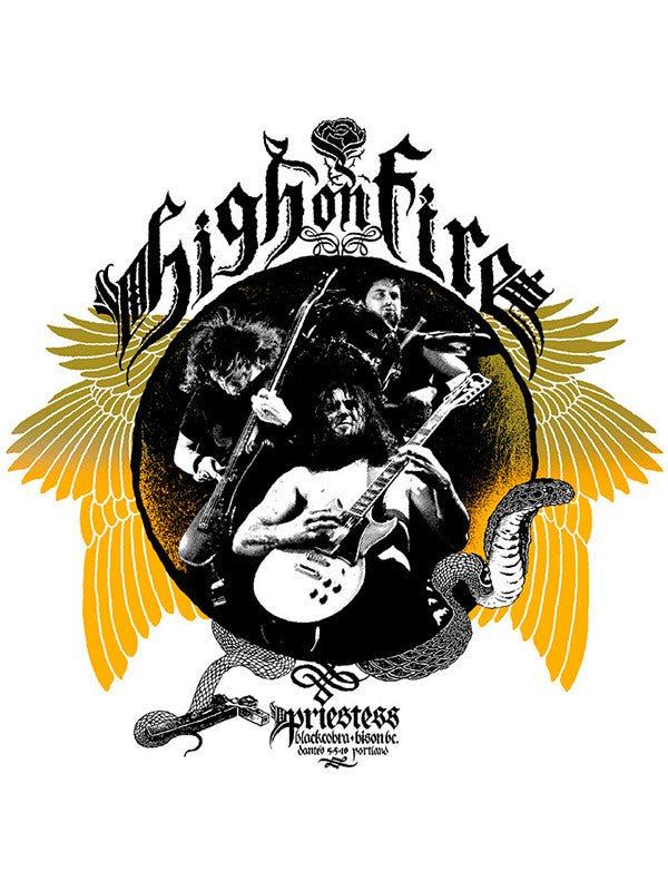 High on Fire poster by David V. D'Andrea