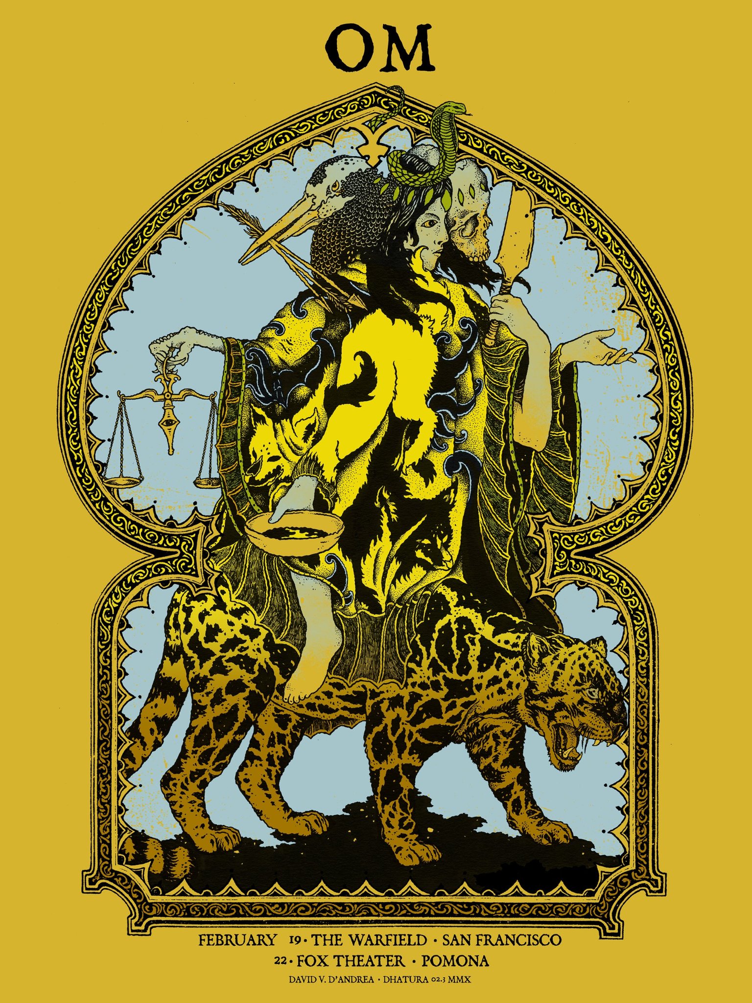 OM poster by David V. D'Andrea