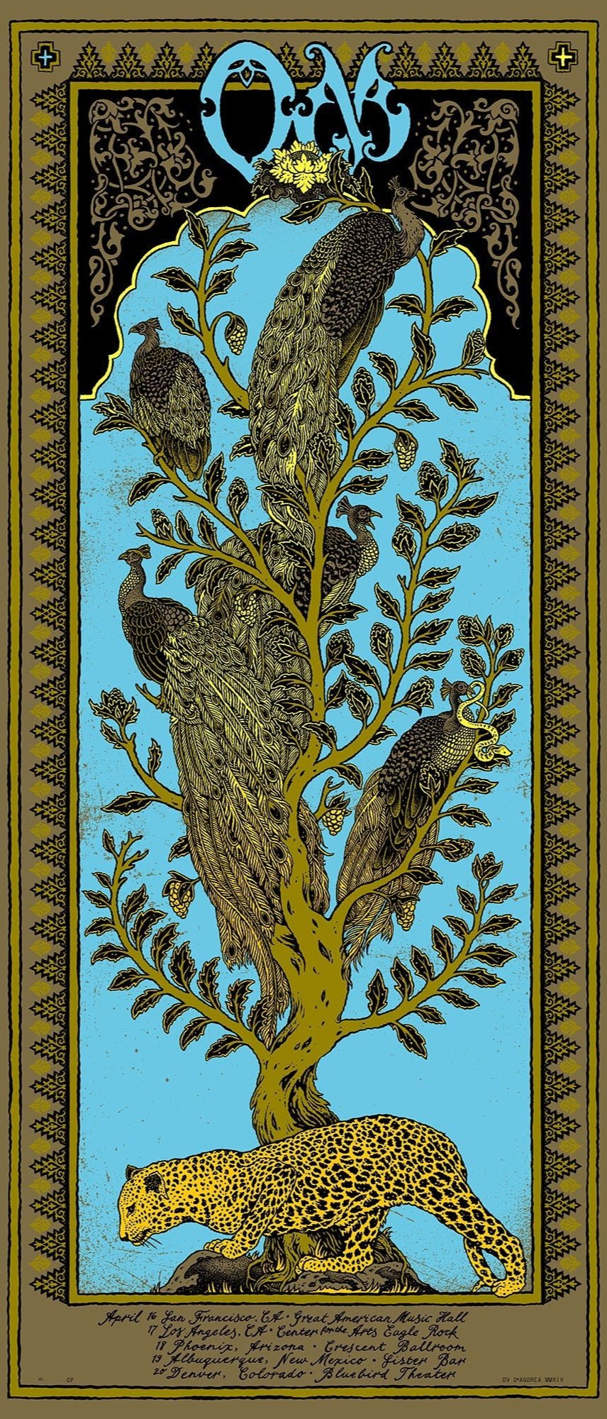 OM poster by David V. D'Andrea