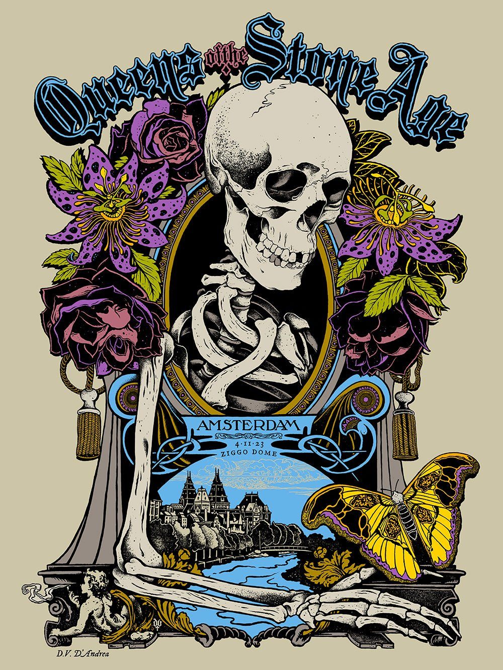 Queens of the Stone Age poster by David V. D'Andrea