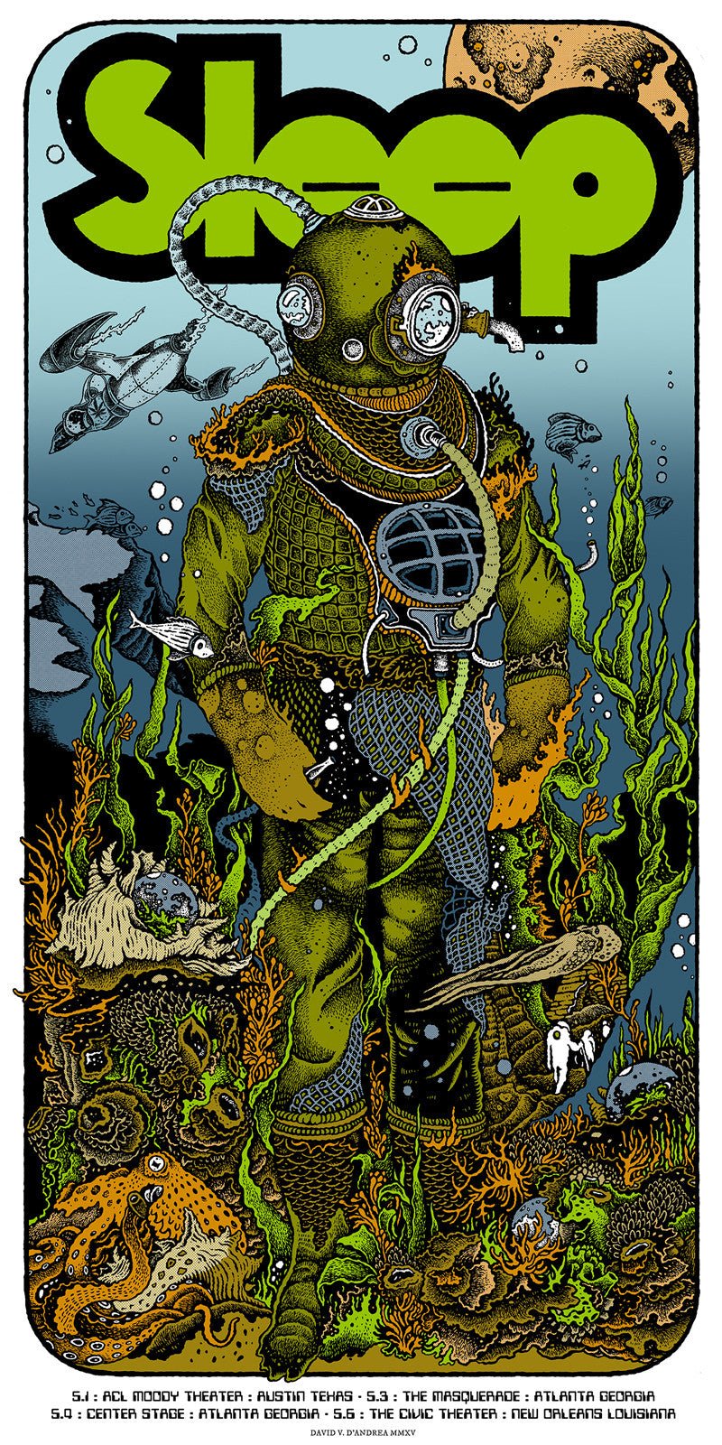 Sleep poster by David V. D'Andrea