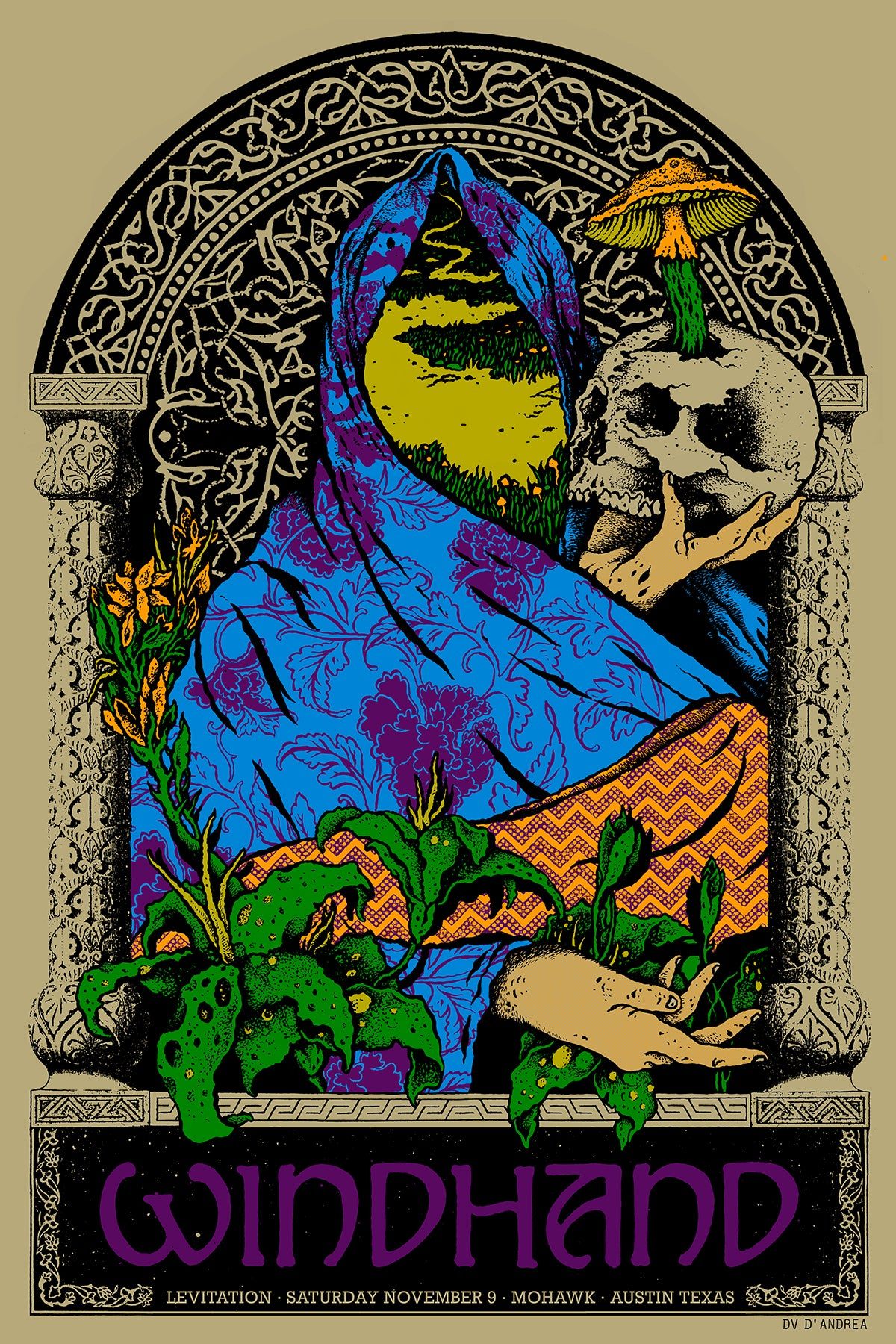 Windhand poster by David V. D'Andrea