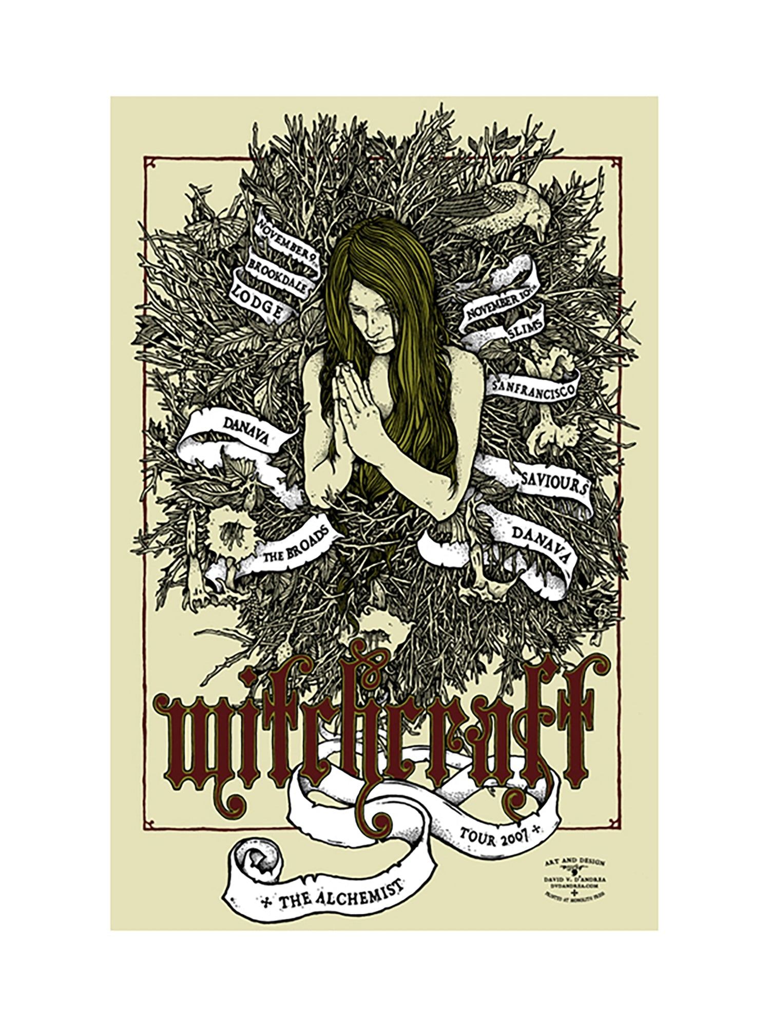 Witchcraft poster by David V. D'Andrea