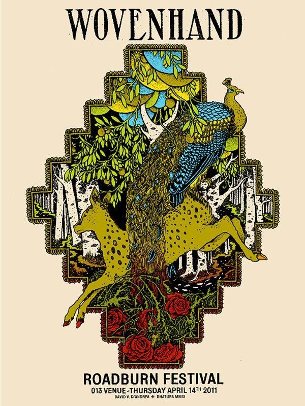 Wovenhand poster by David V. D'Andrea