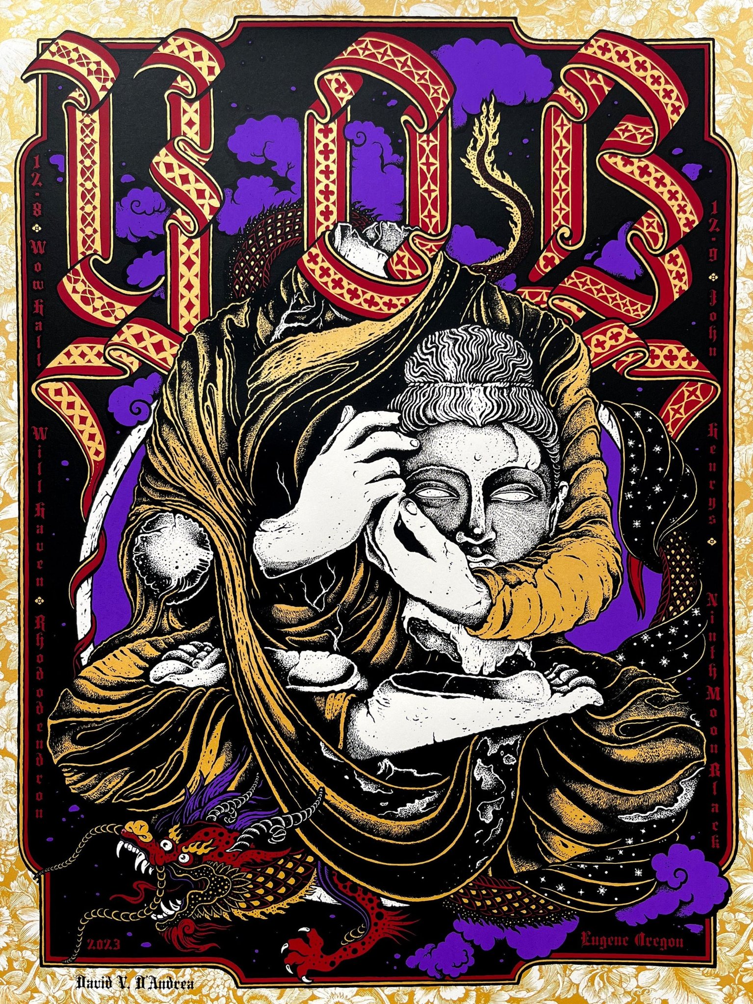 Yob poster by David V. D'Andrea