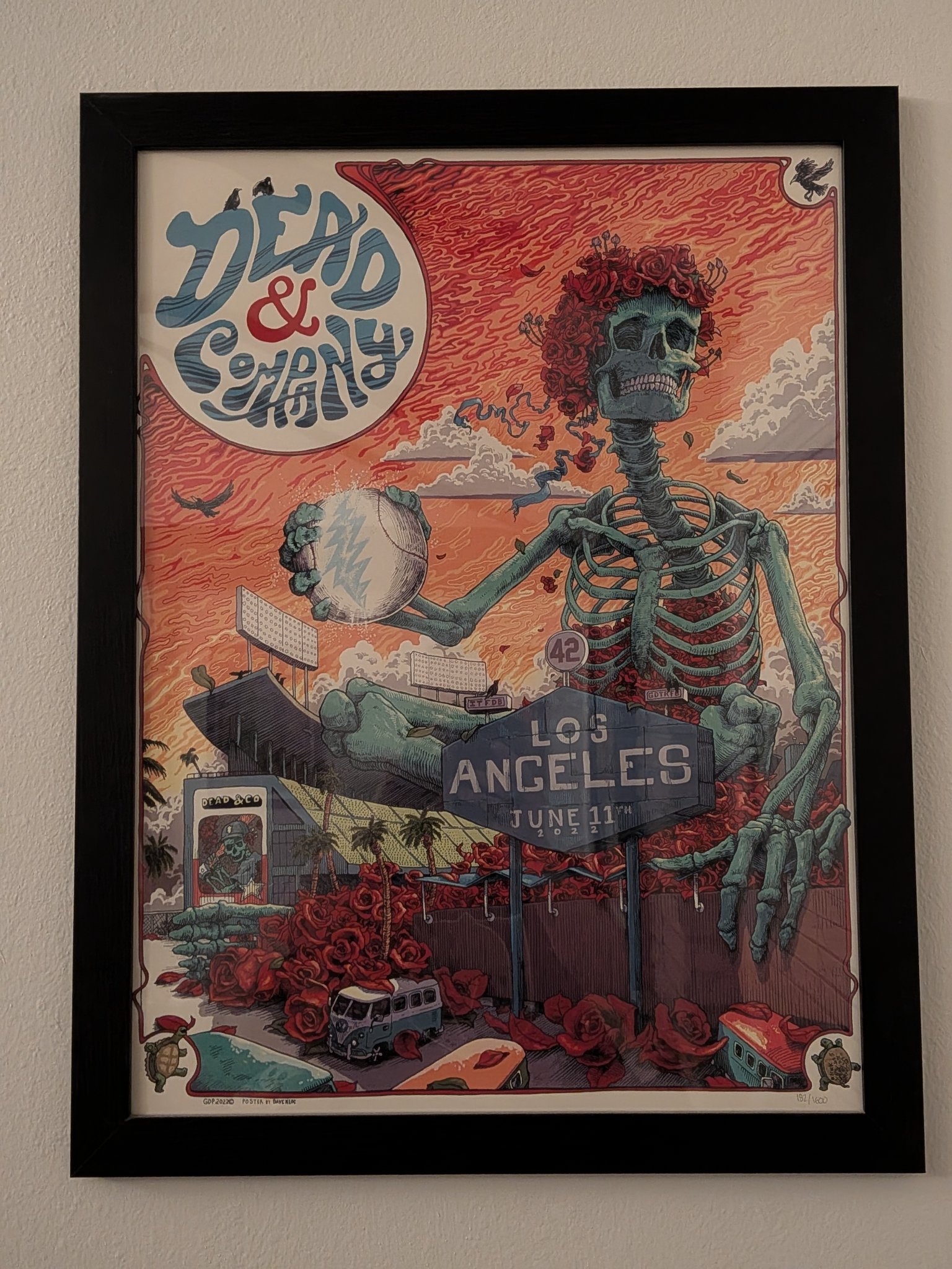 Dead & Company poster by Dave Kloc