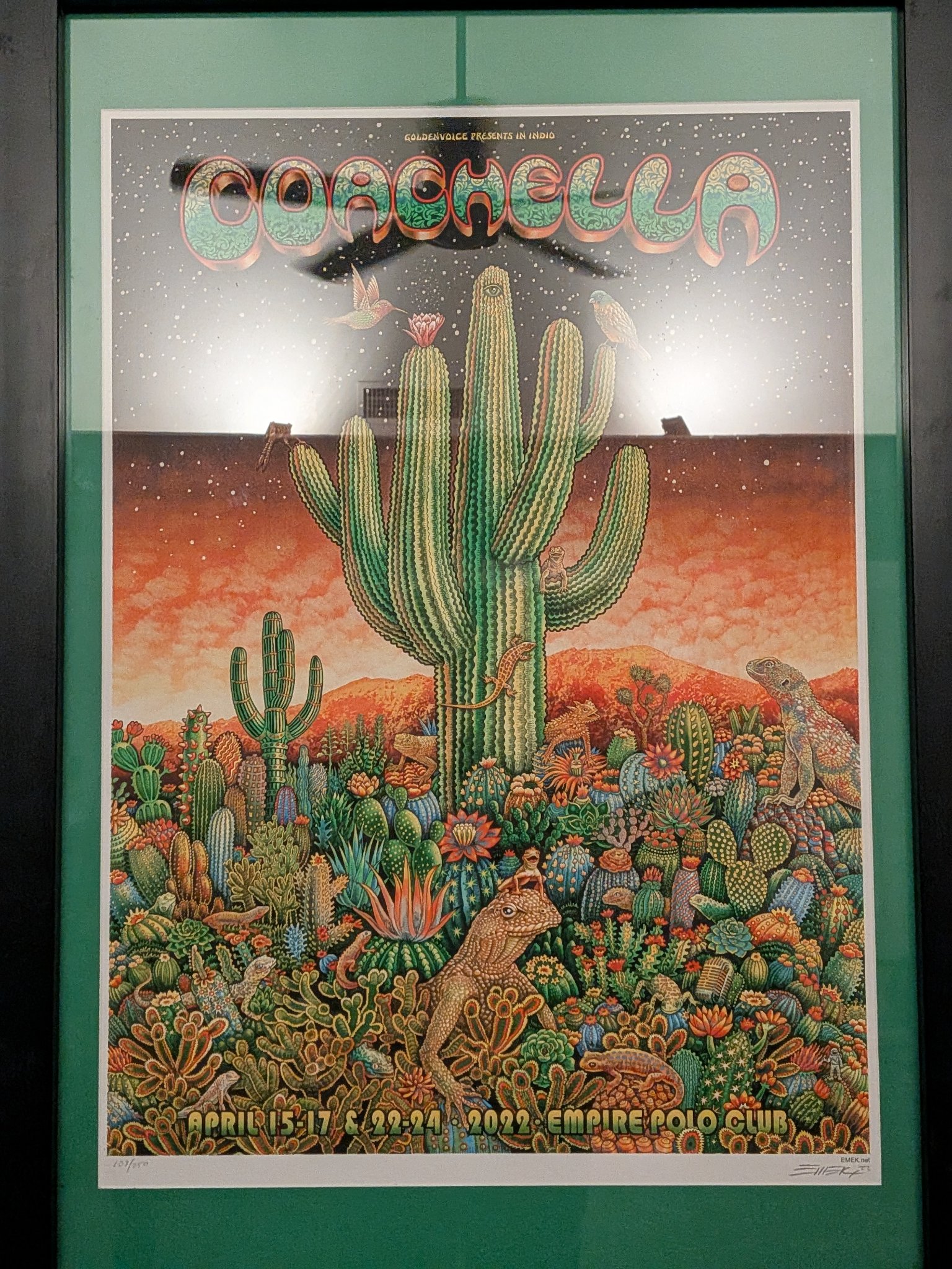 Coachella Music and Arts Festival poster by Emek