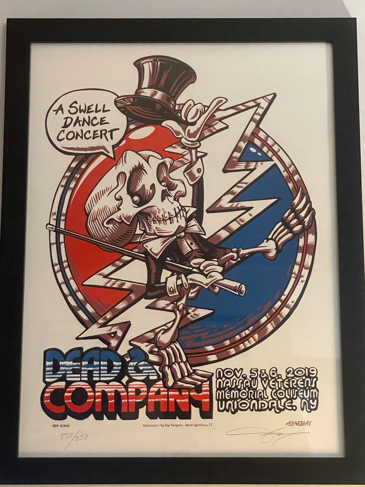 Dead & Company poster by AJ Masthay
