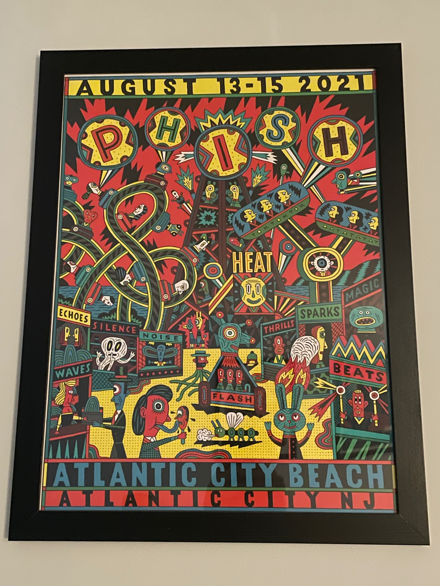 Phish poster by Henning Wagenbreth