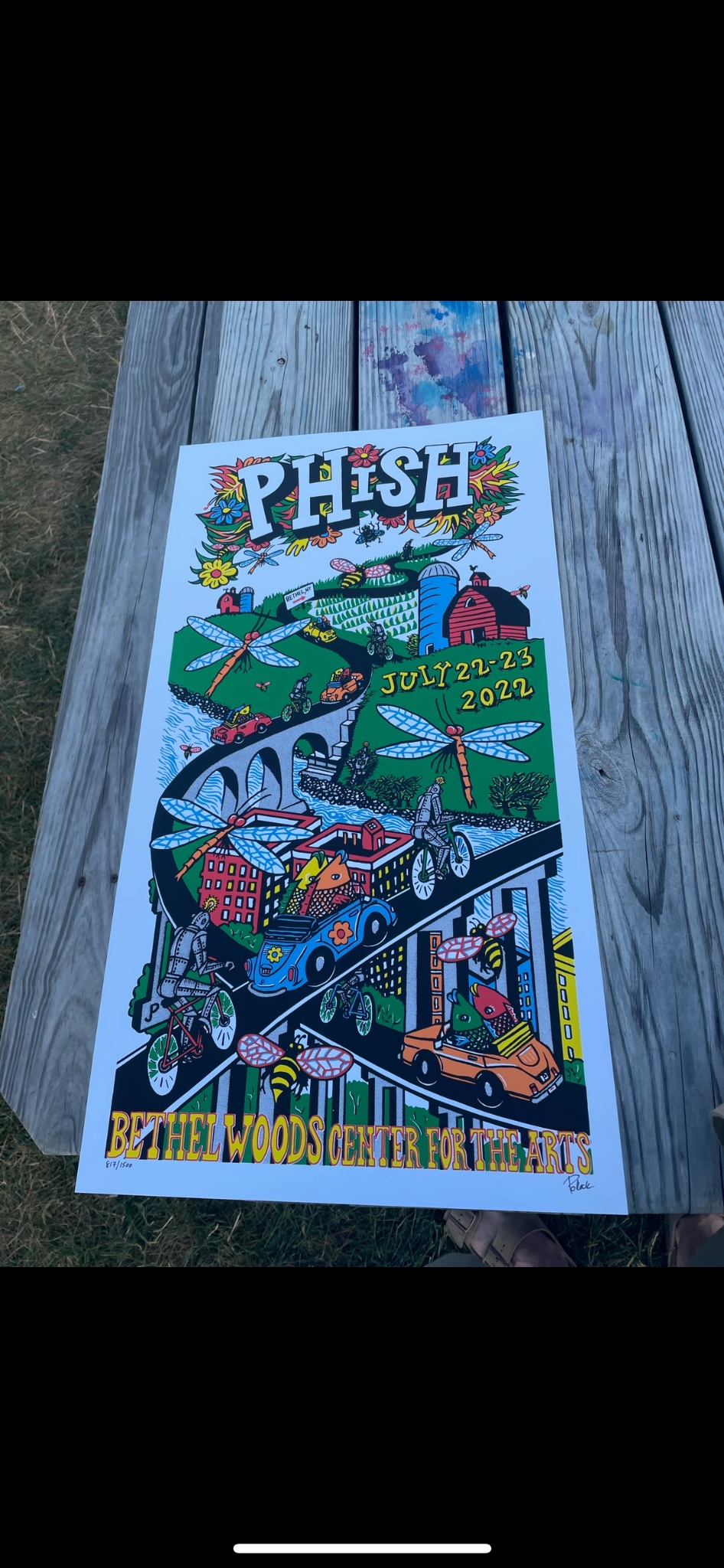 Phish poster by Jim Pollock