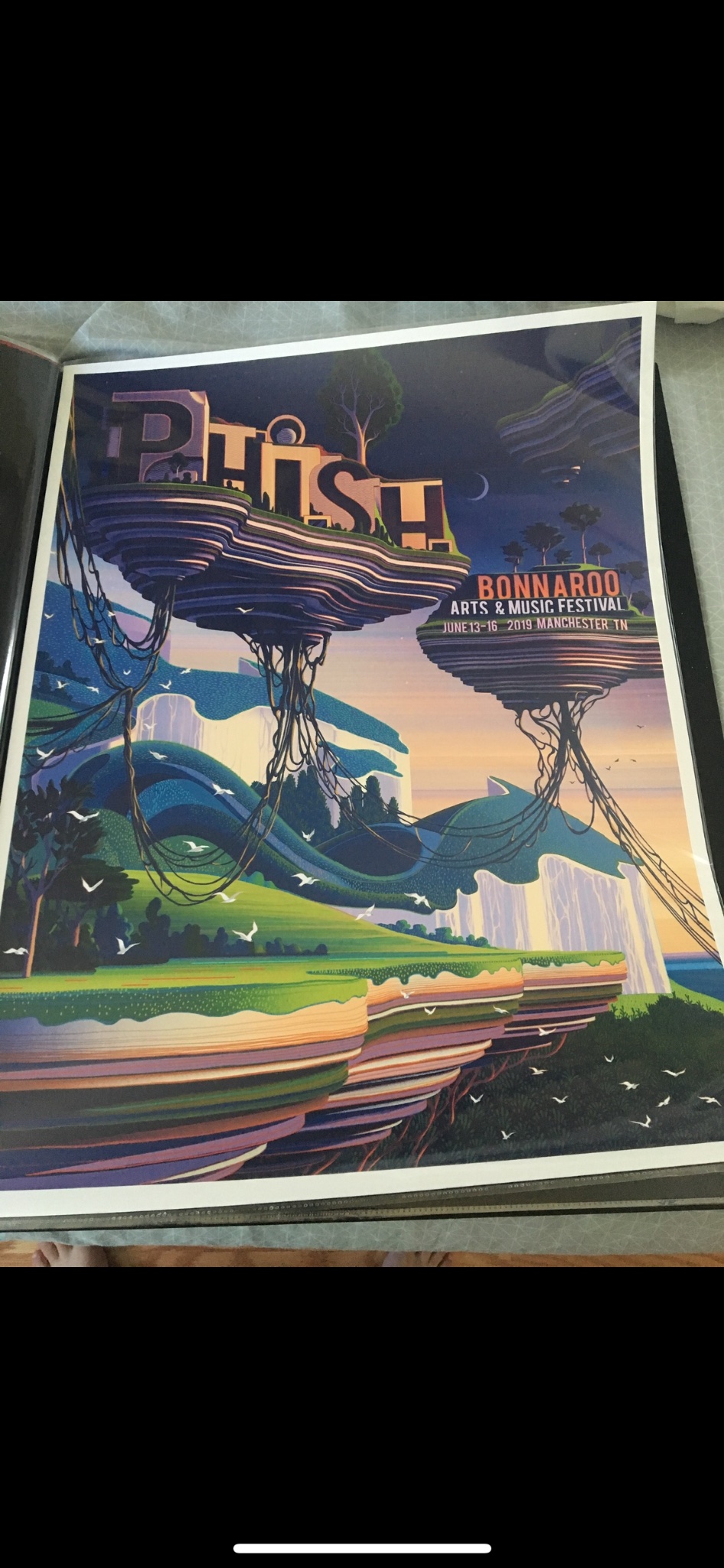 Phish poster by Sam Chivers