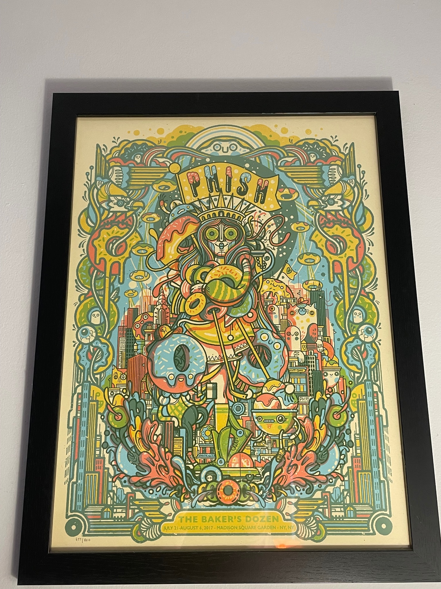 Phish poster by Drew Millward