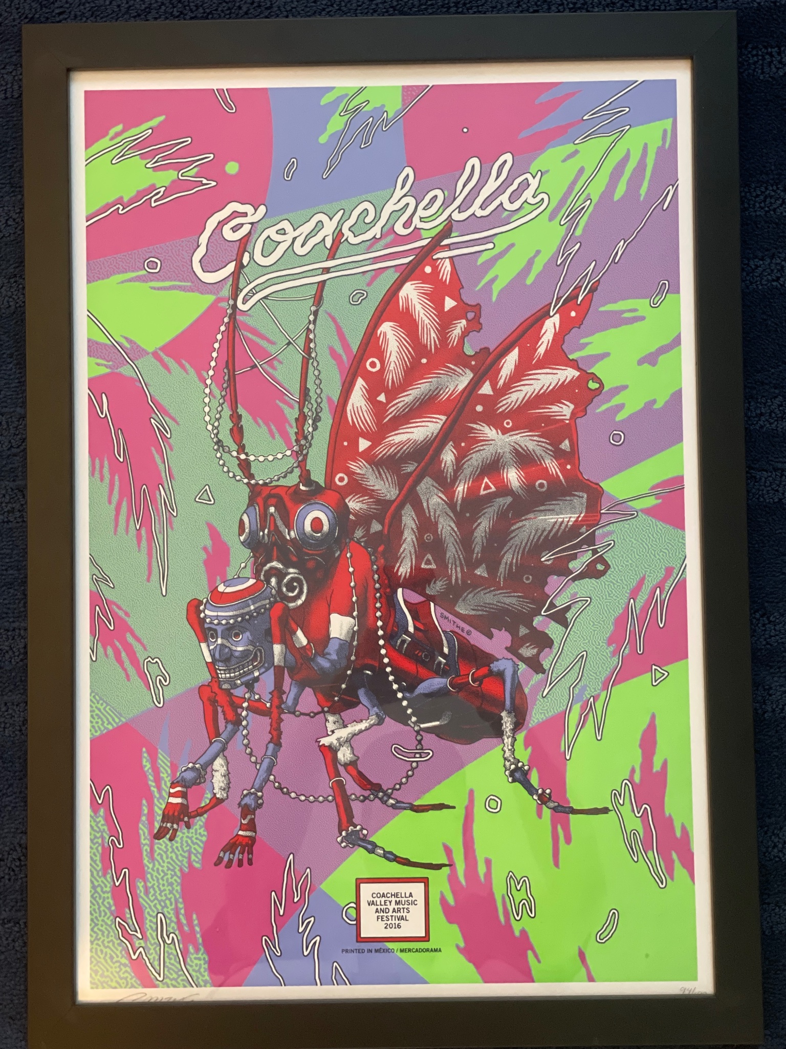 Coachella poster by Smithe