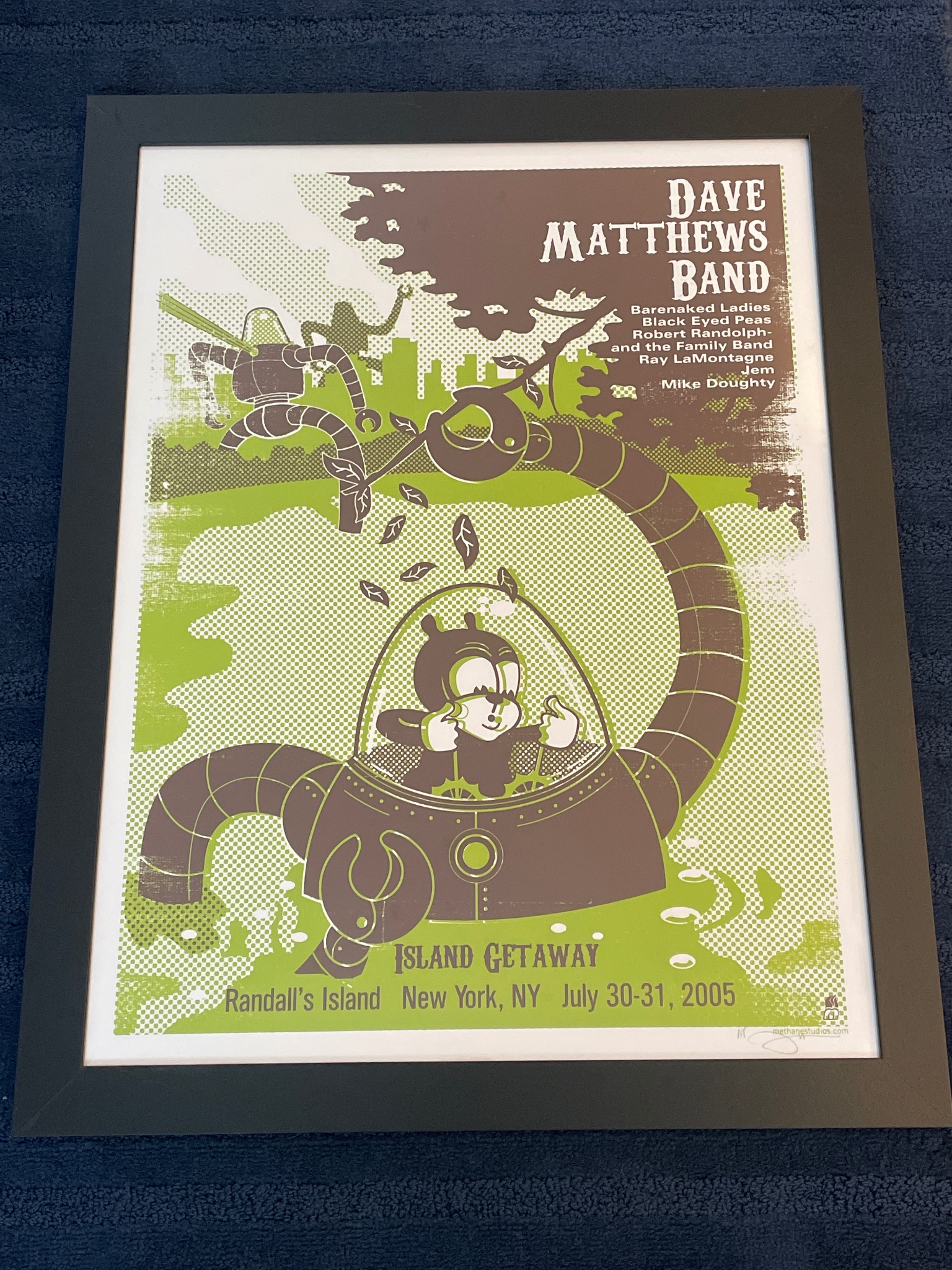 Dave Matthews Band poster by Methane