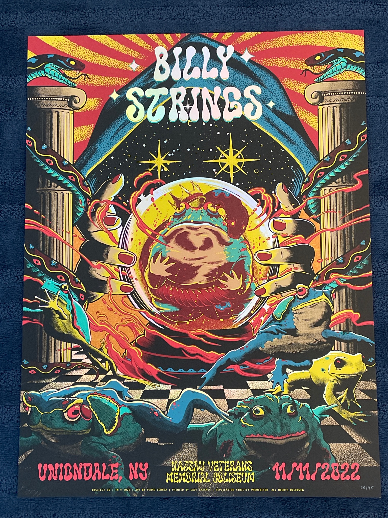 Billy Strings poster by Pedro Correa