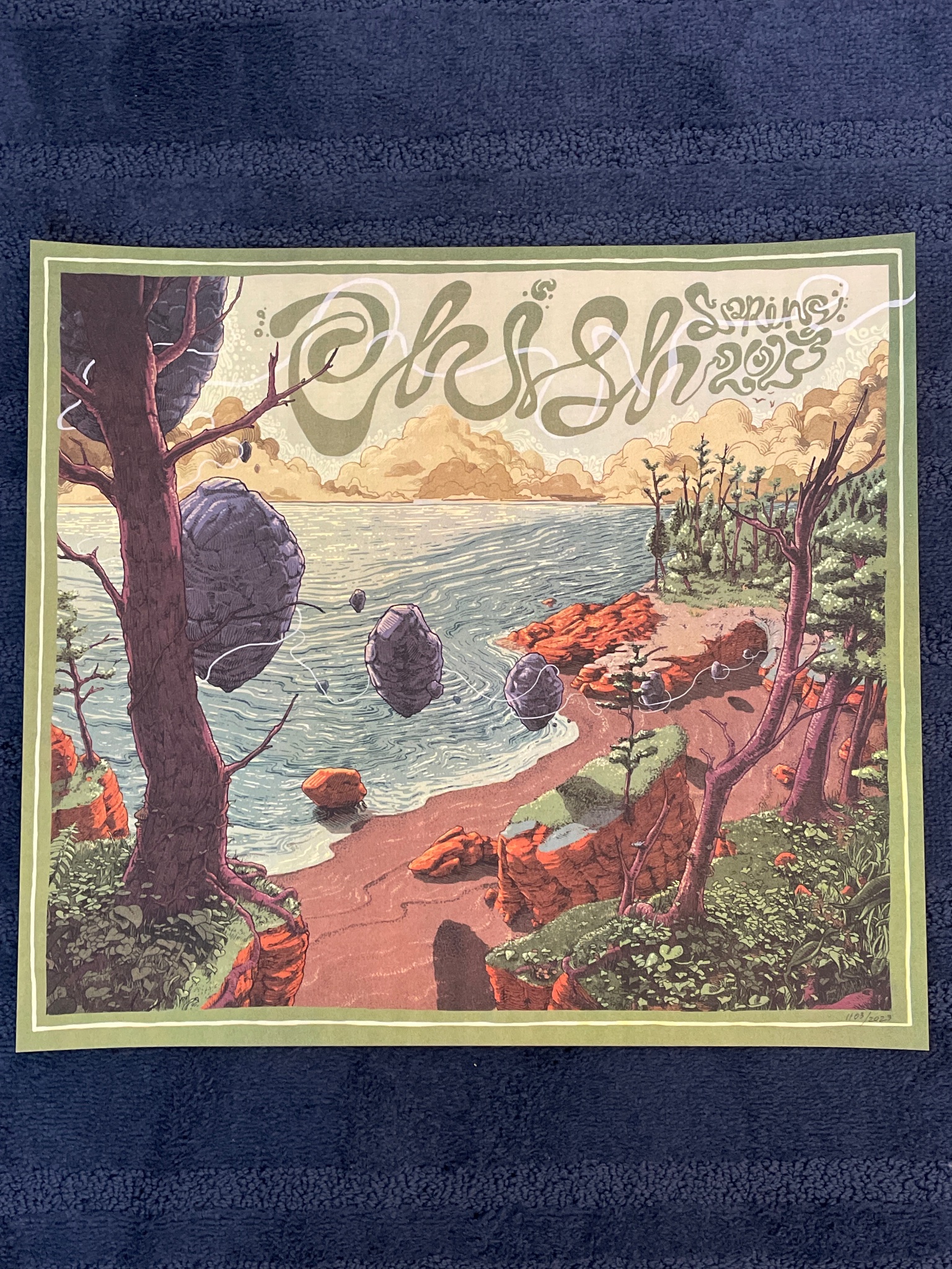 Phish poster by Pete Schaw