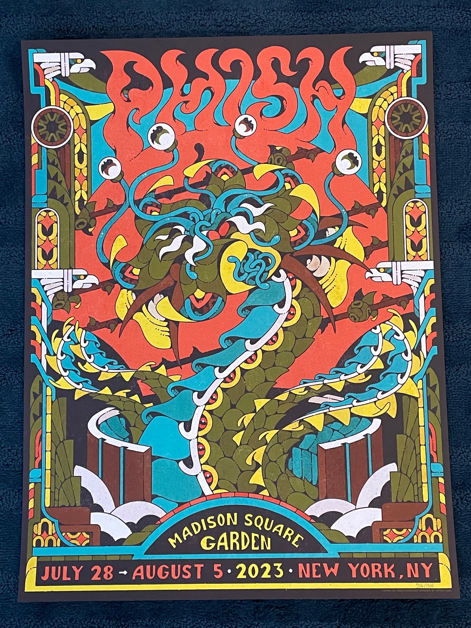Phish poster by Tiffany Chin