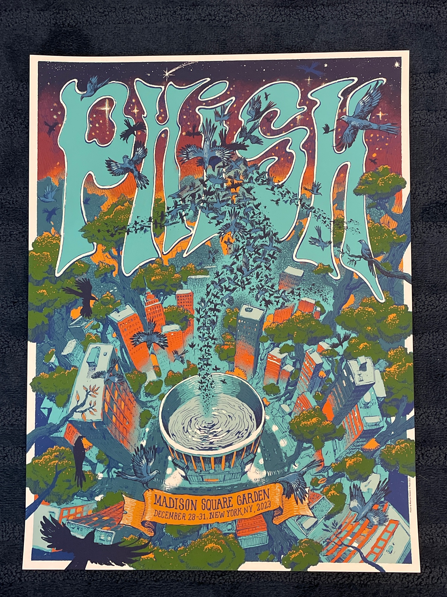 Phish poster by Maarten Donders