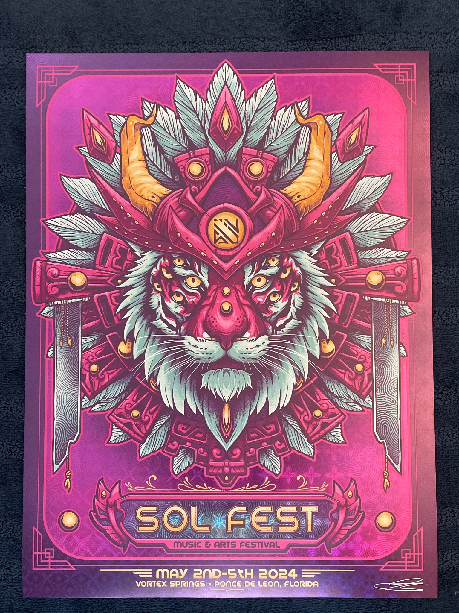 Sol fest poster by First Earth