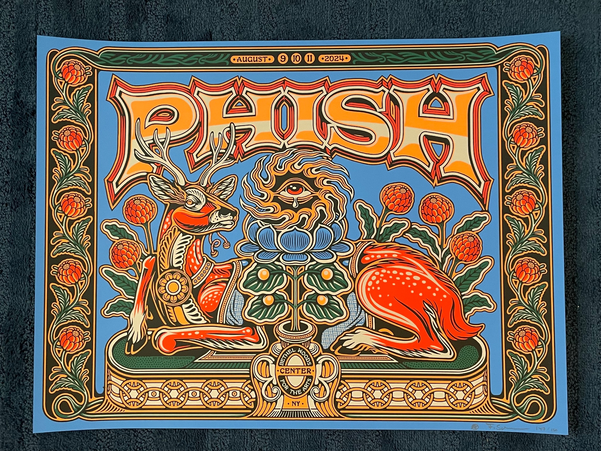 Phish poster by Florian Schommer