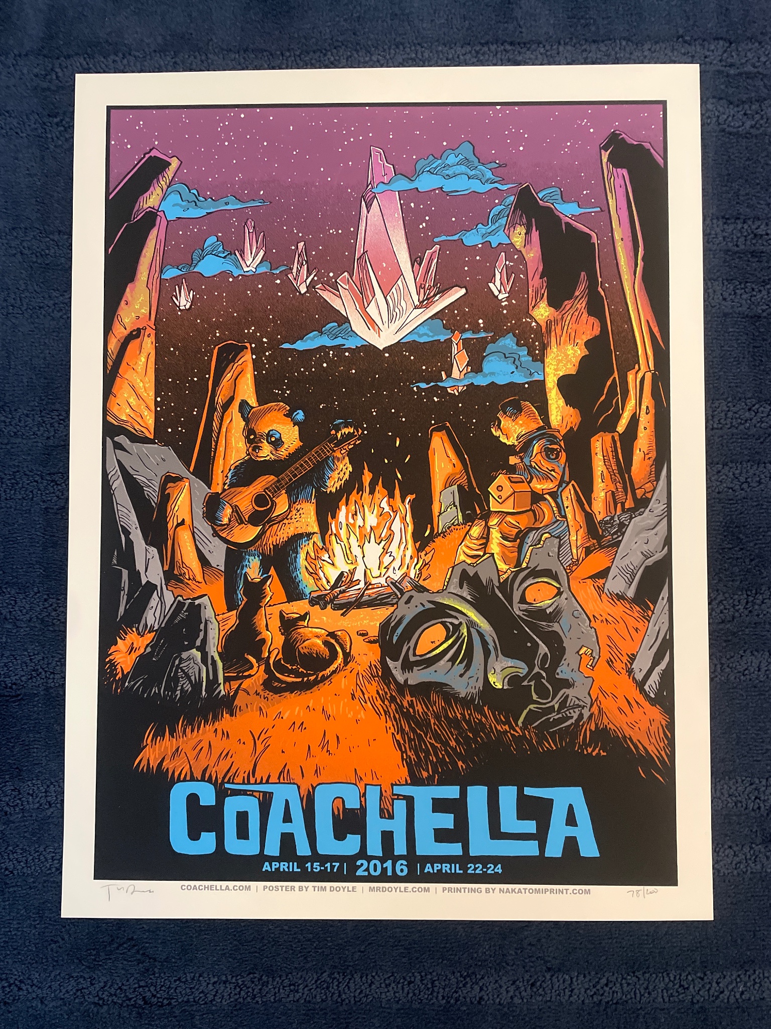Coachella poster by Tim Doyle