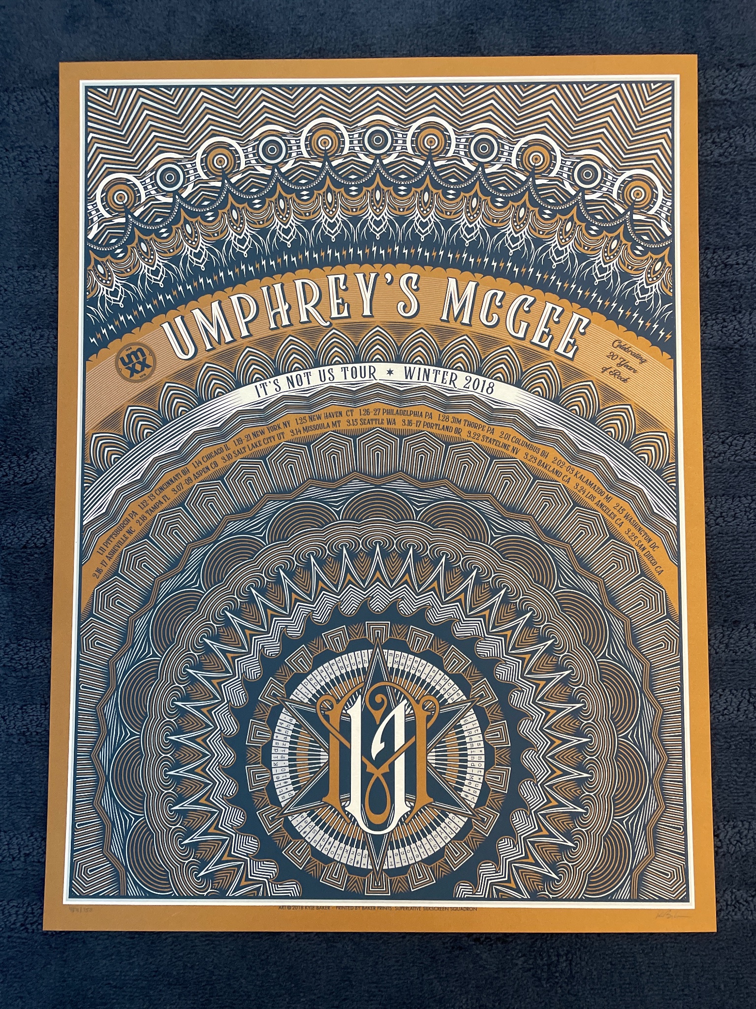 Umphrey's McGee poster by Kyle Baker