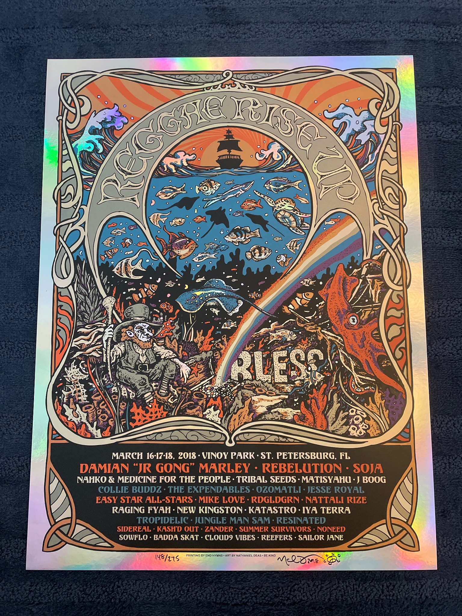 Reggae Rise Up poster by Nathaniel Deas