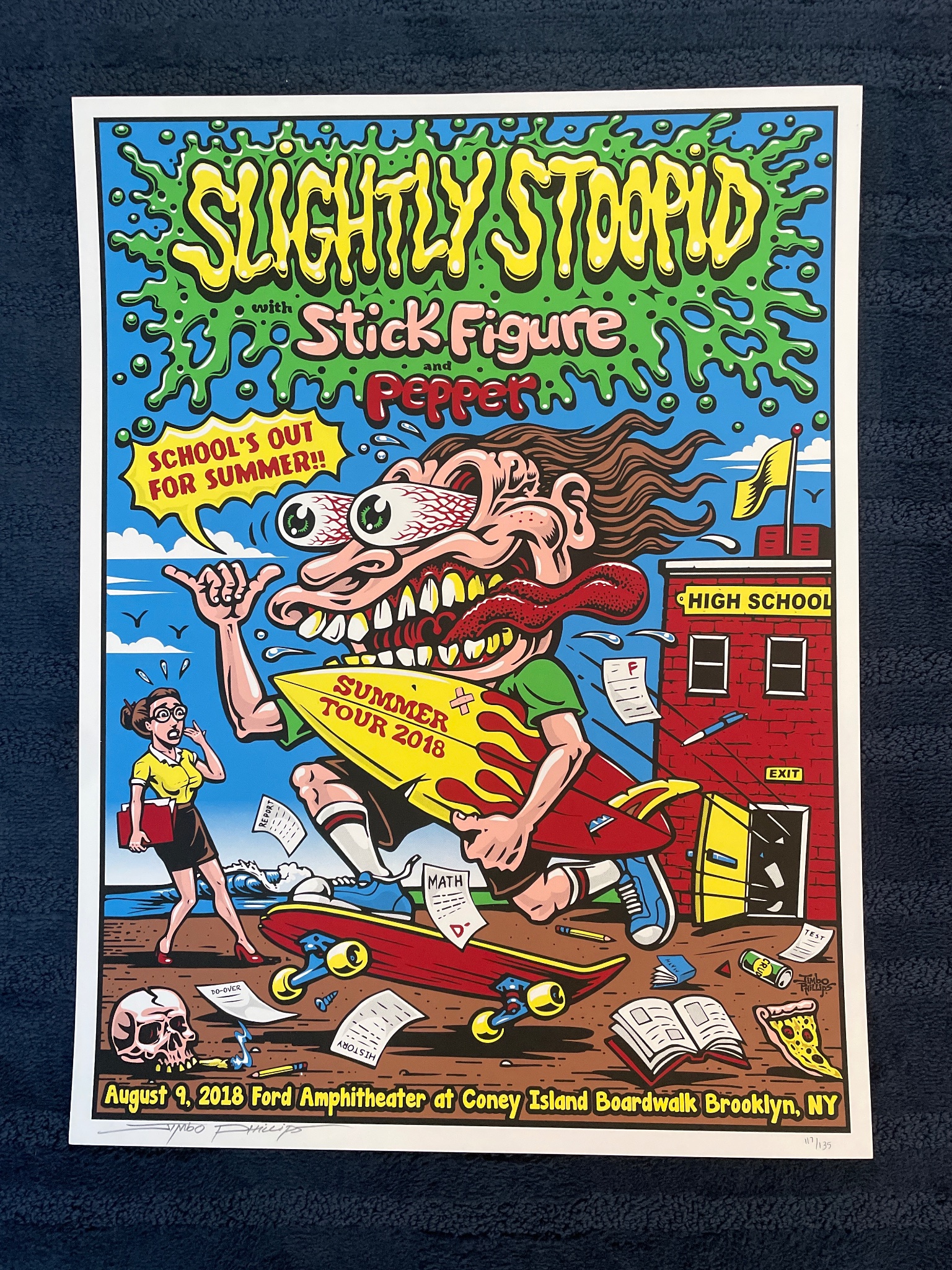 Slightly Stoopid poster by Jimbo Phillips