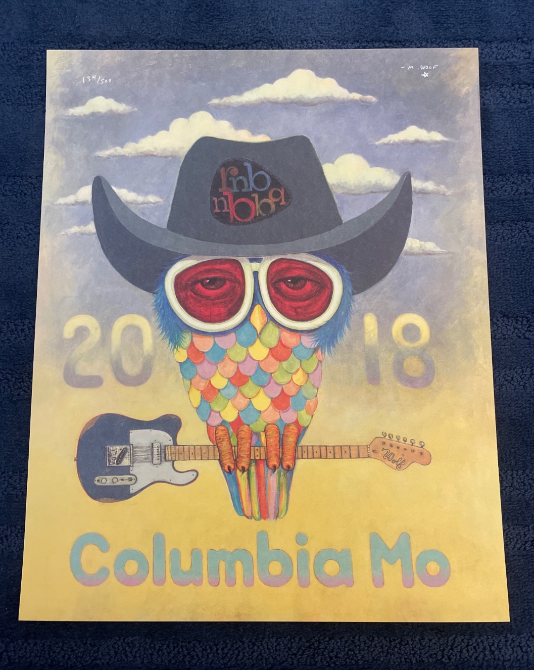 Roots n Blus n BBQ poster by M wolf