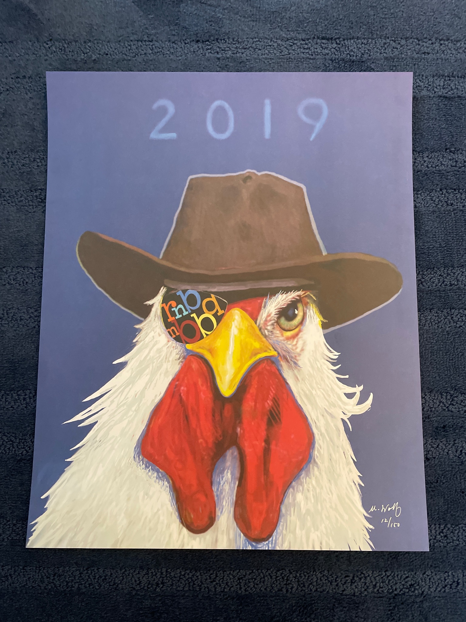 Roots n Blus n BBQ poster by M wolf