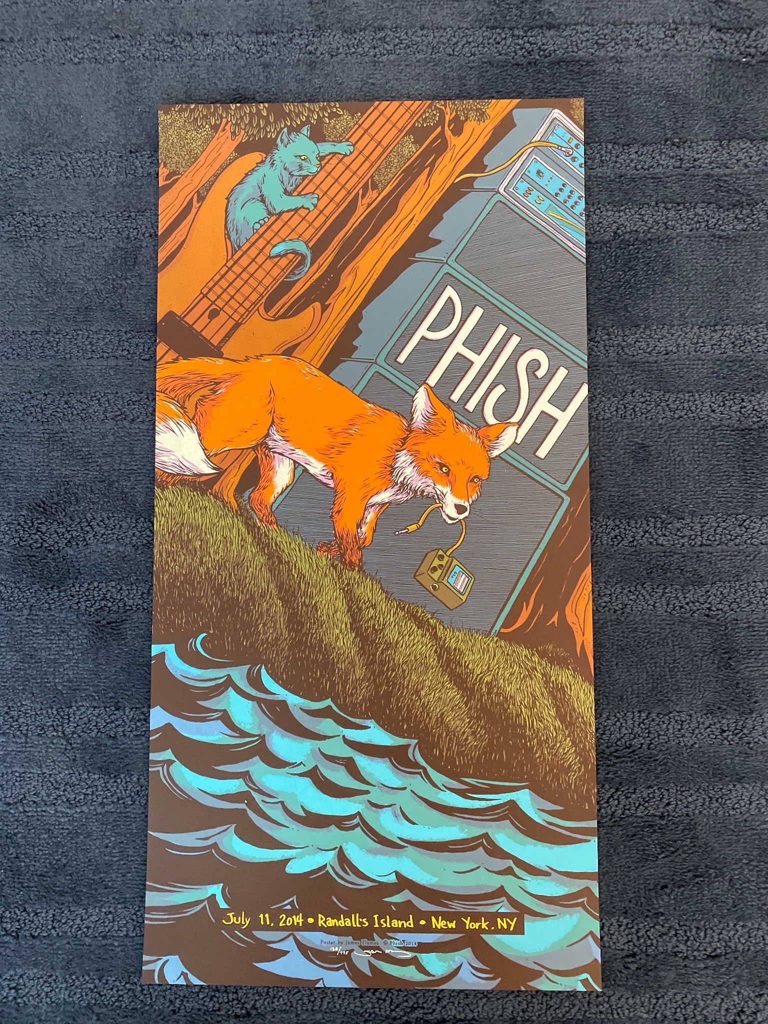 Phish poster by James Flames