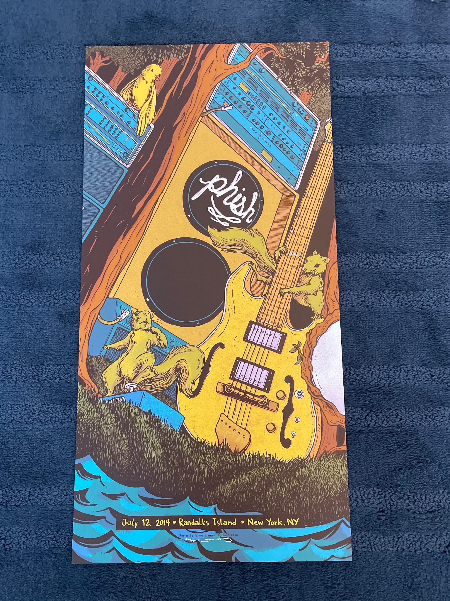 Phish poster by James Flames