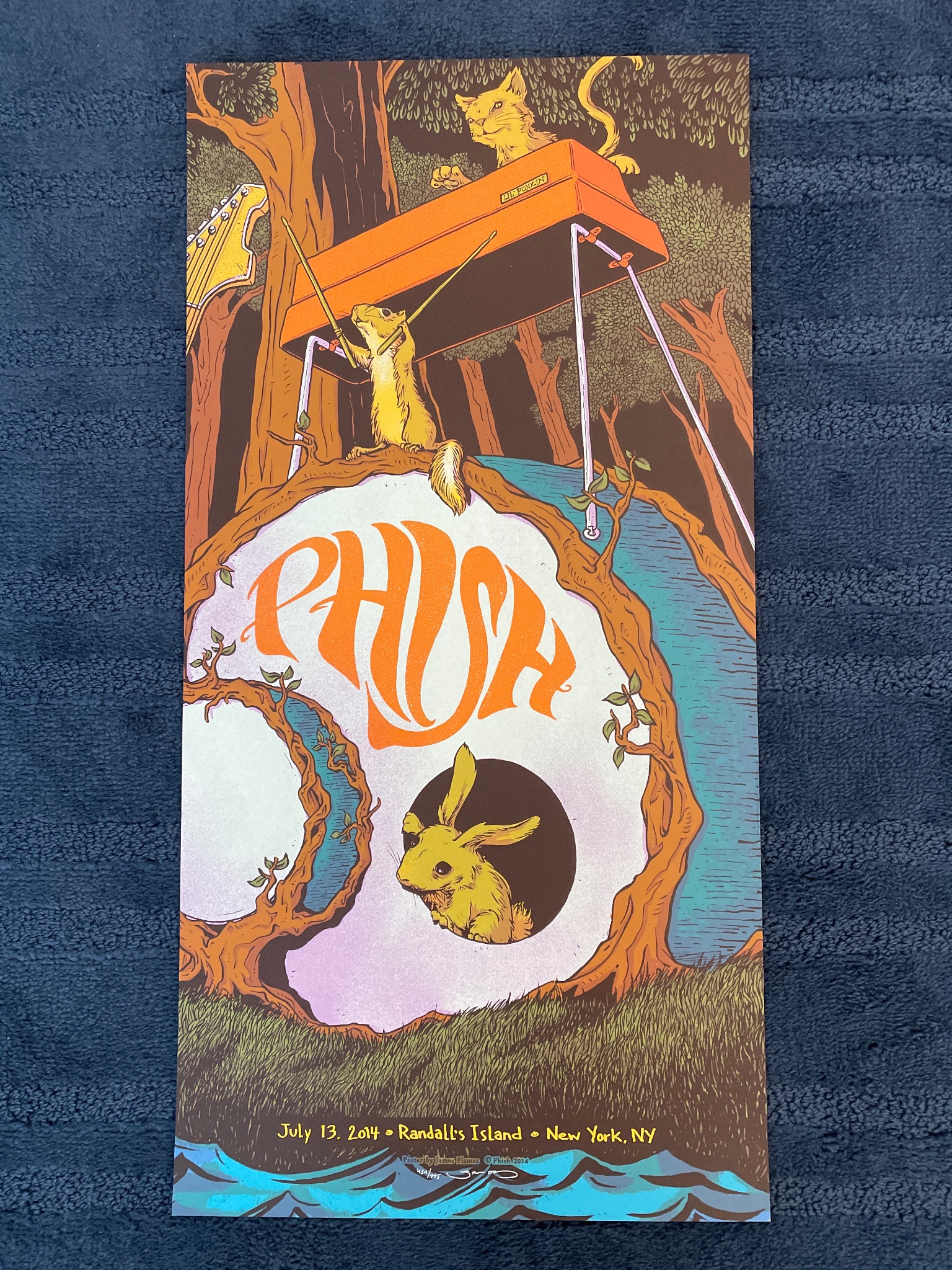 Phish poster by James Flames
