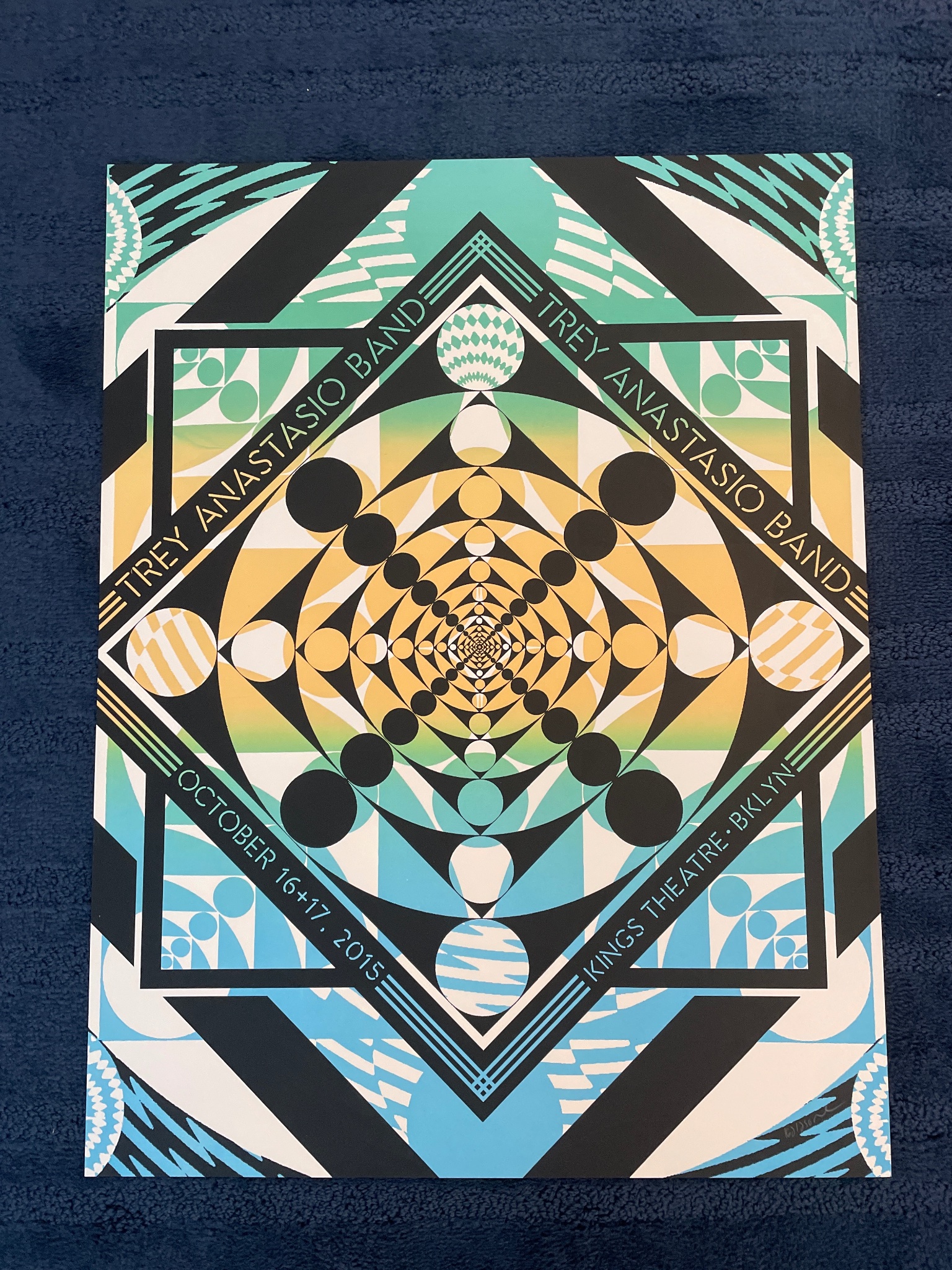 Trey Anastasio Band poster by Nate Duval