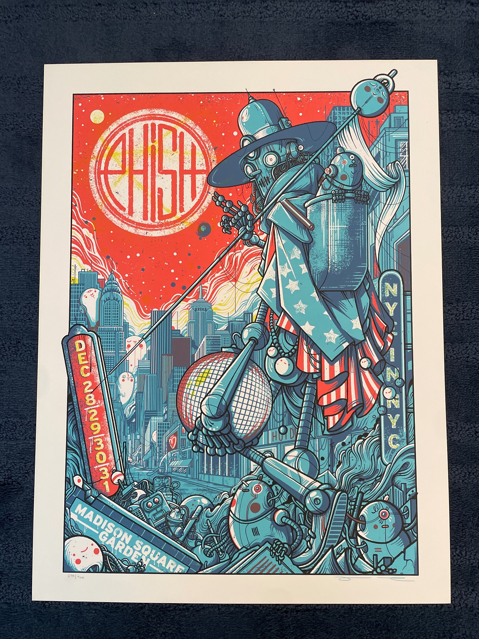 Phish poster by Drew Millward