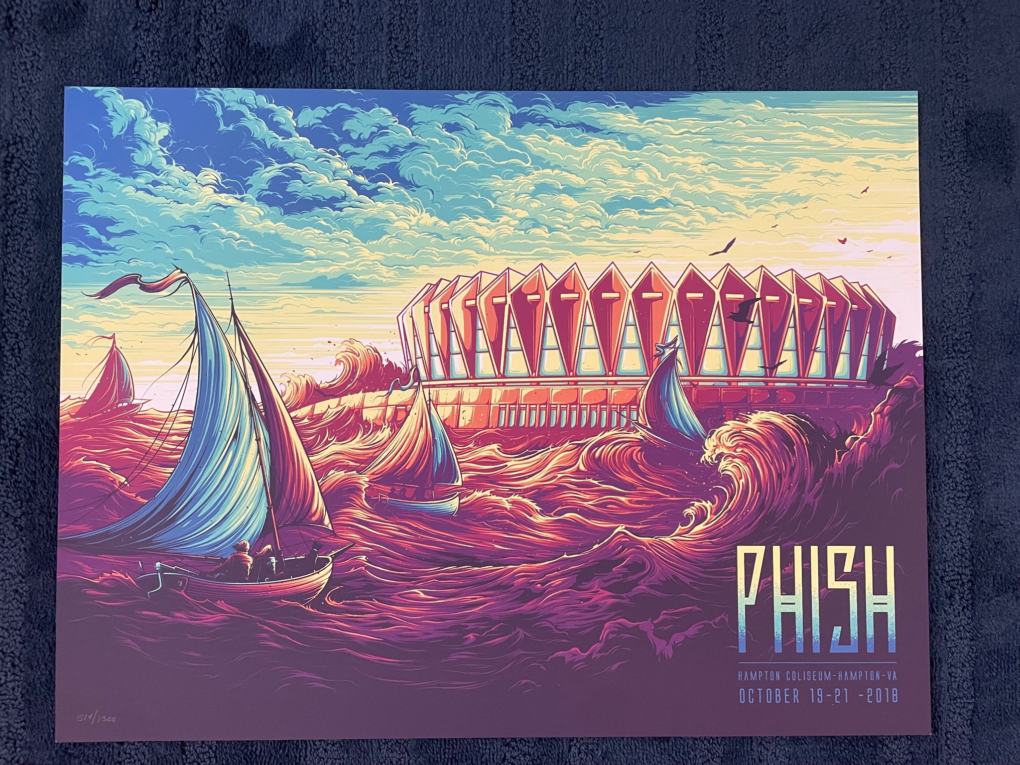 Phish poster by Dan Mumford