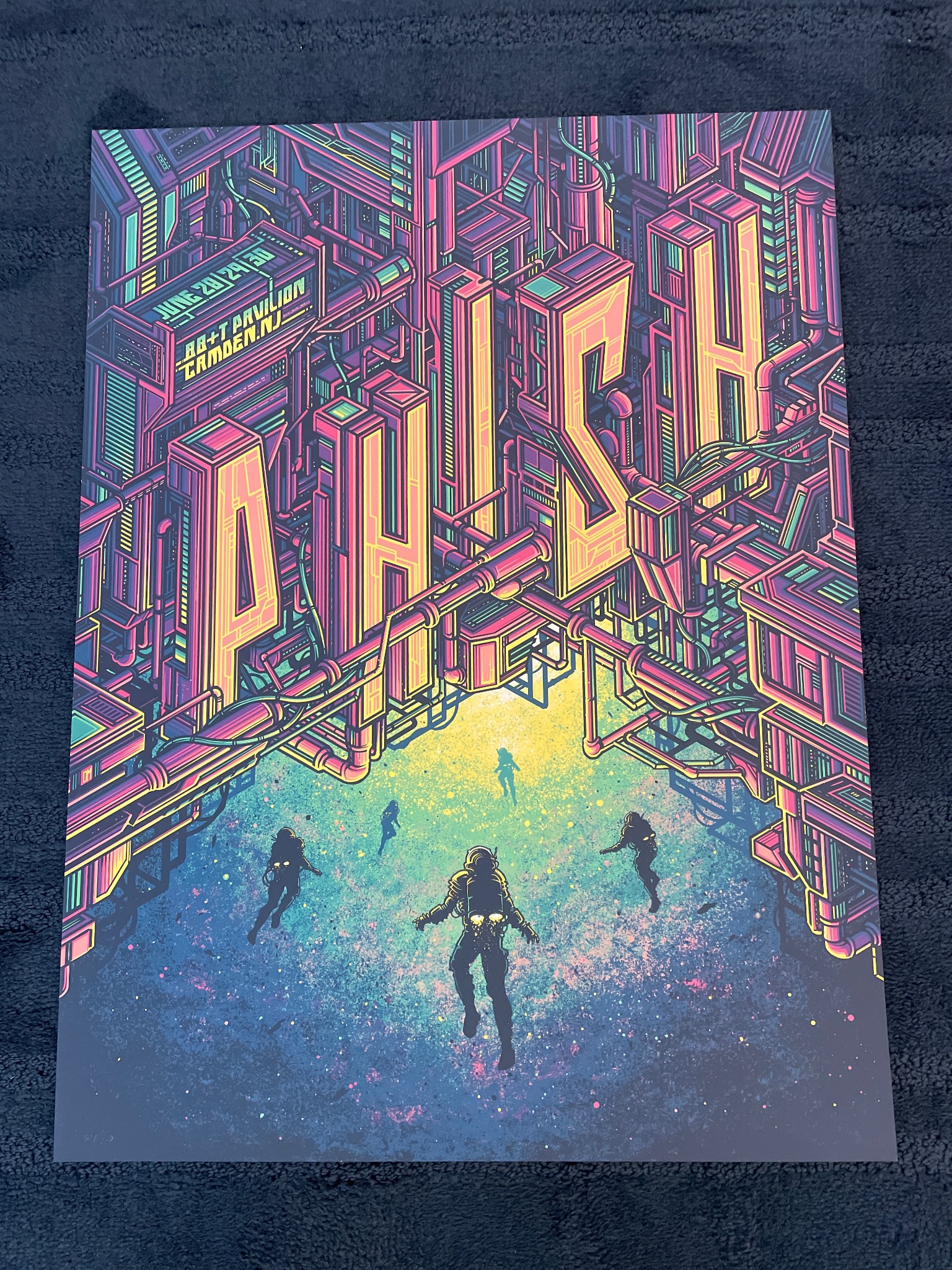 Phish poster by Dan Mumford