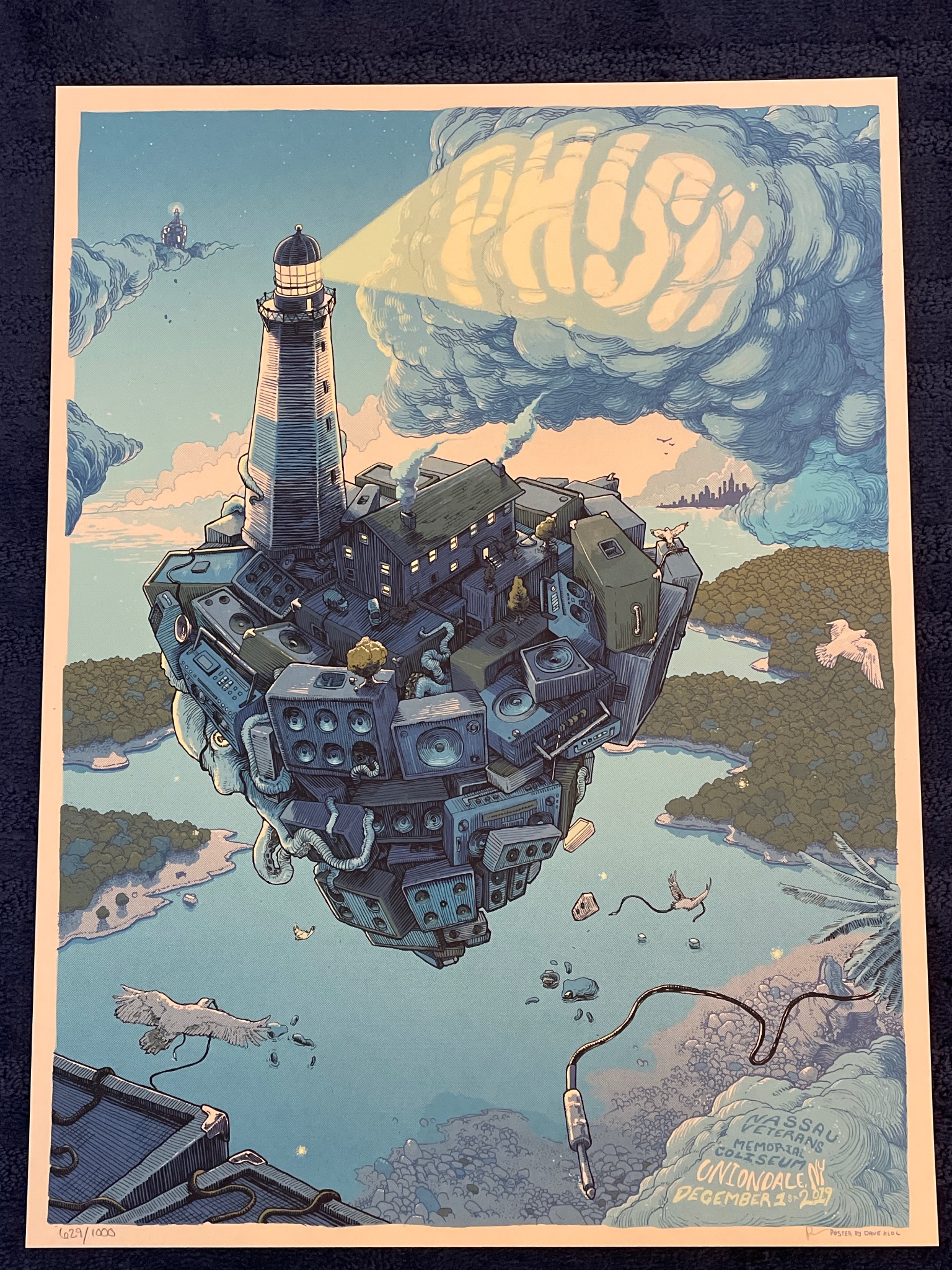 Phish poster by Dave Kloc