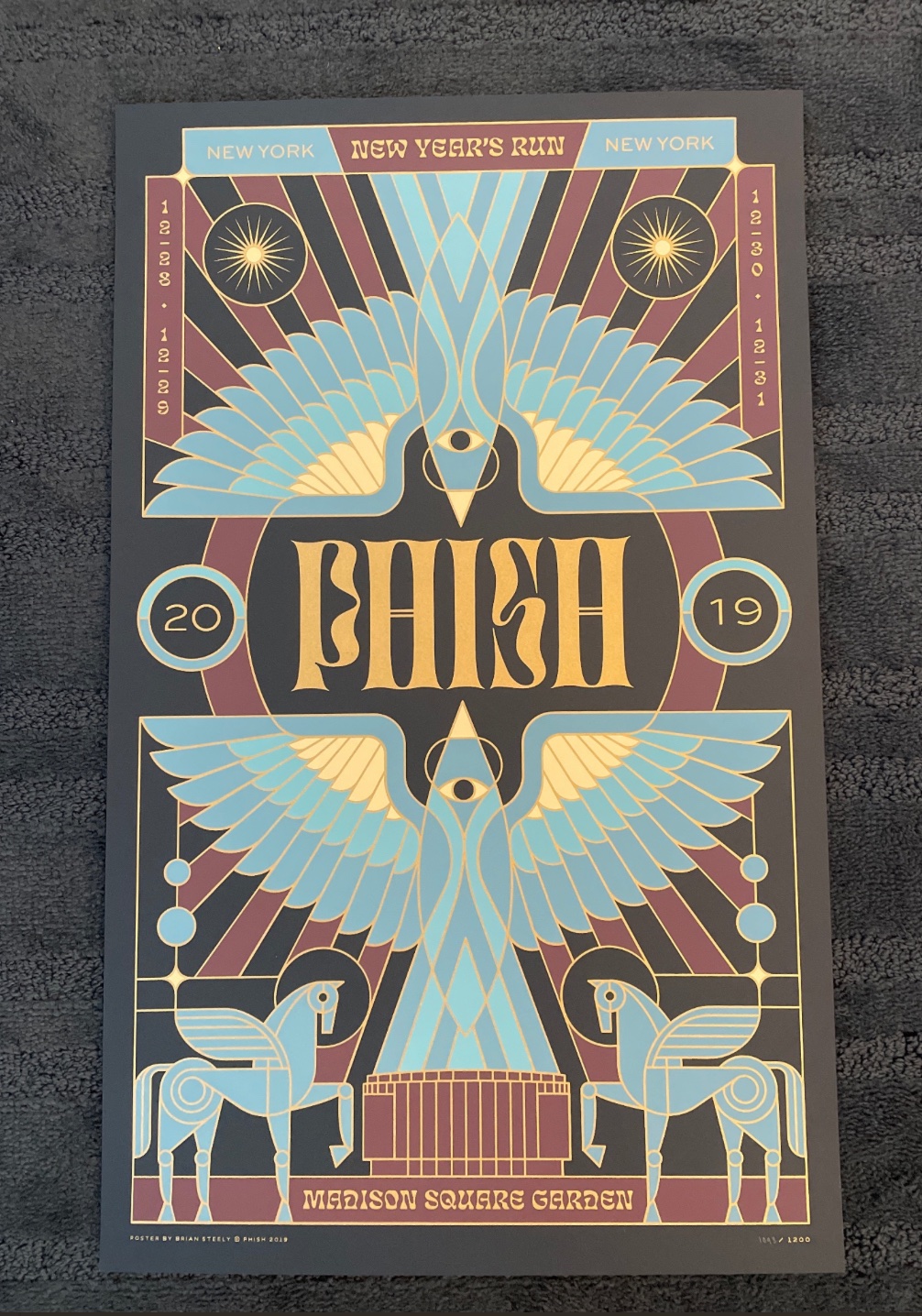 Phish poster by Brian Steely