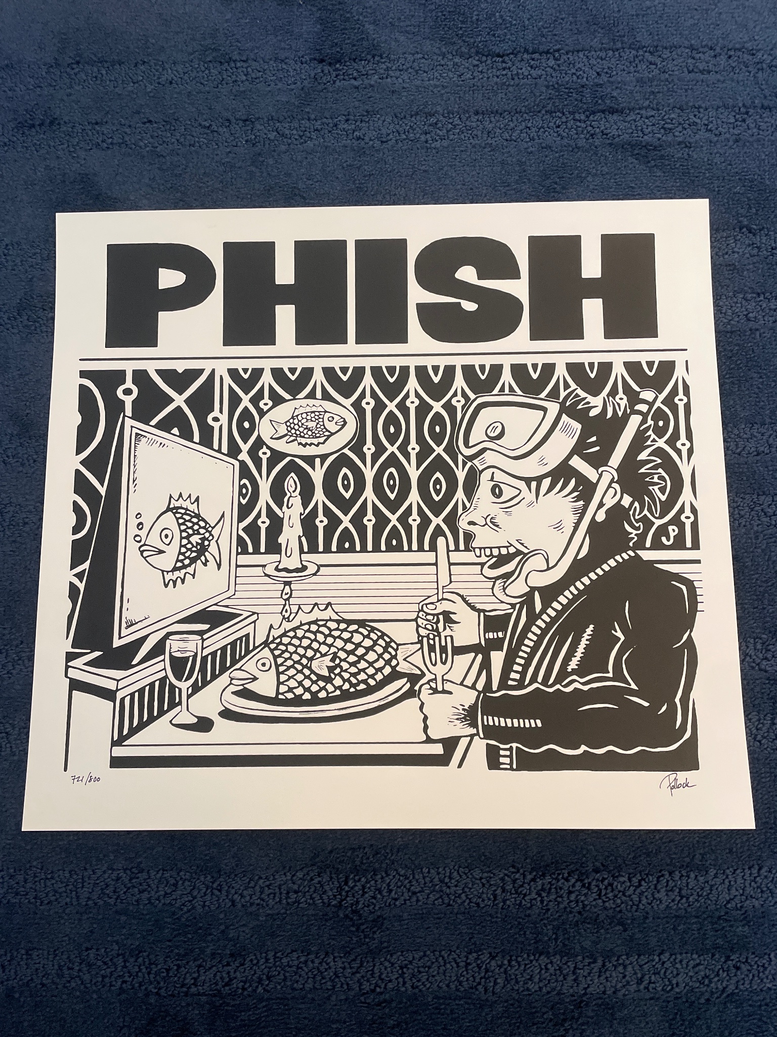 Phish poster by Jim Pollock