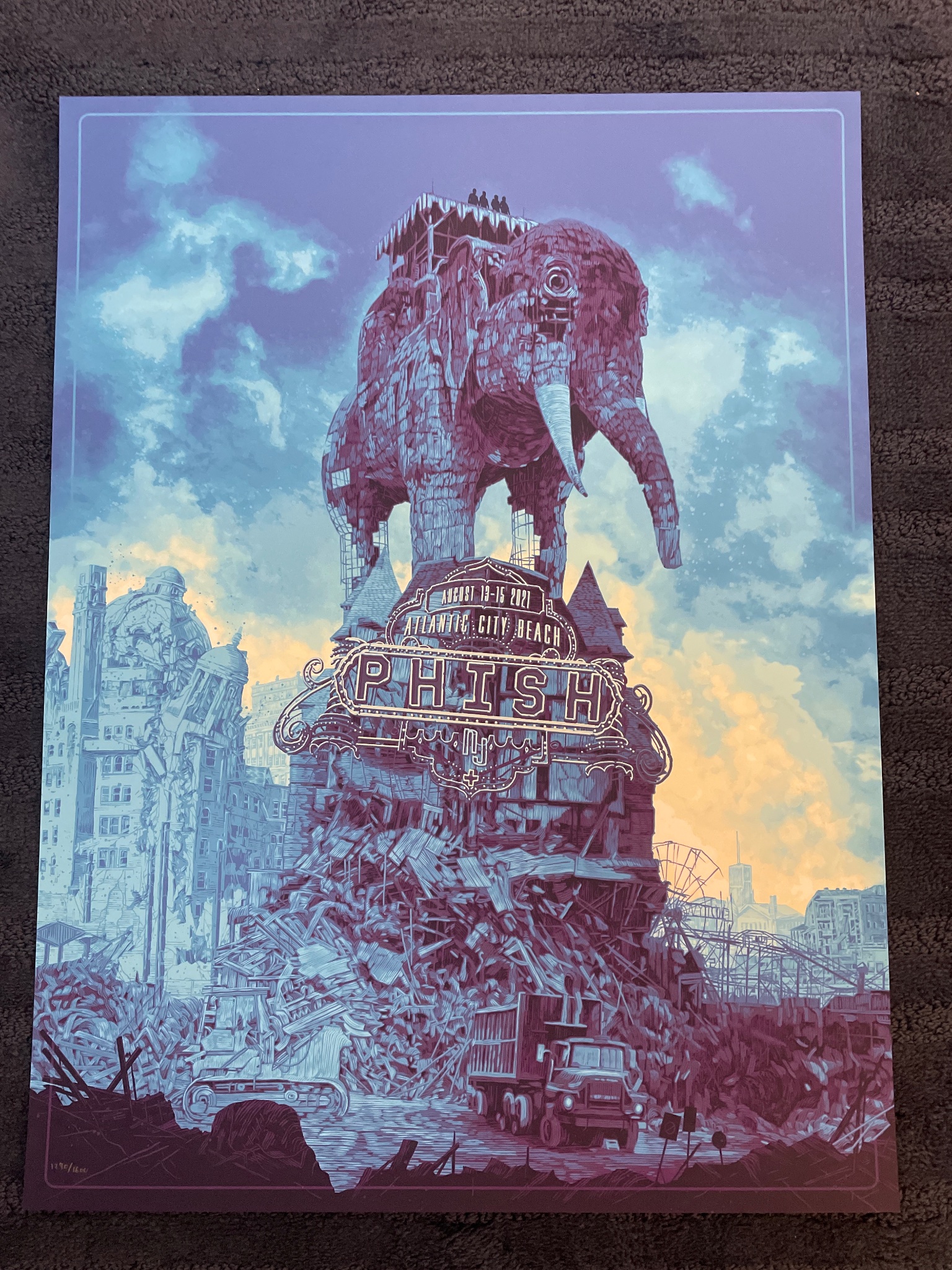 Phish poster by Daniel Danger
