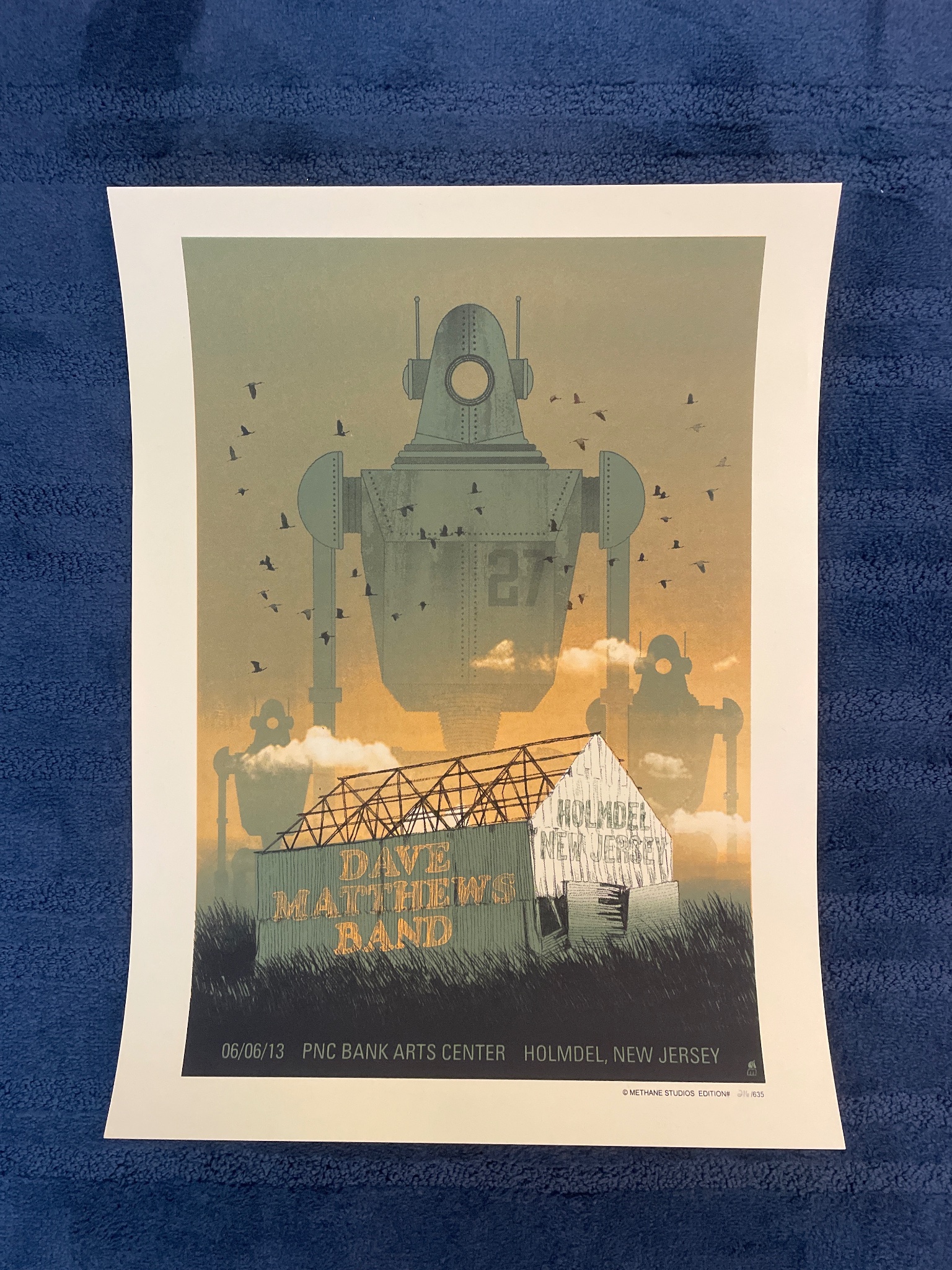 Dave Matthews Band poster by Methane Studios
